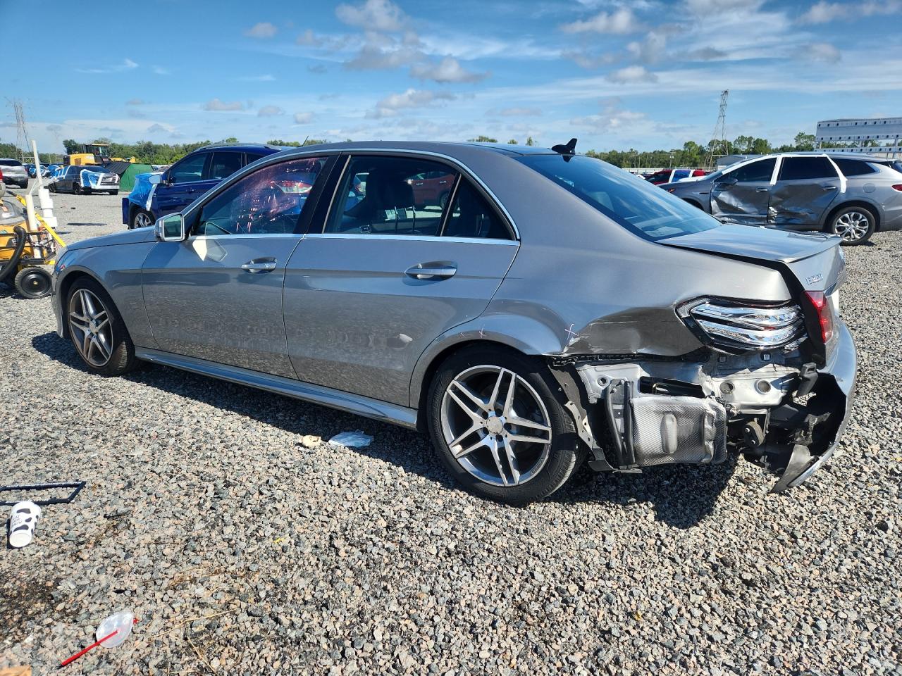 2014 Mercedes-benz E 350 4matic Silver vin: WDDHF8JB3EB013911