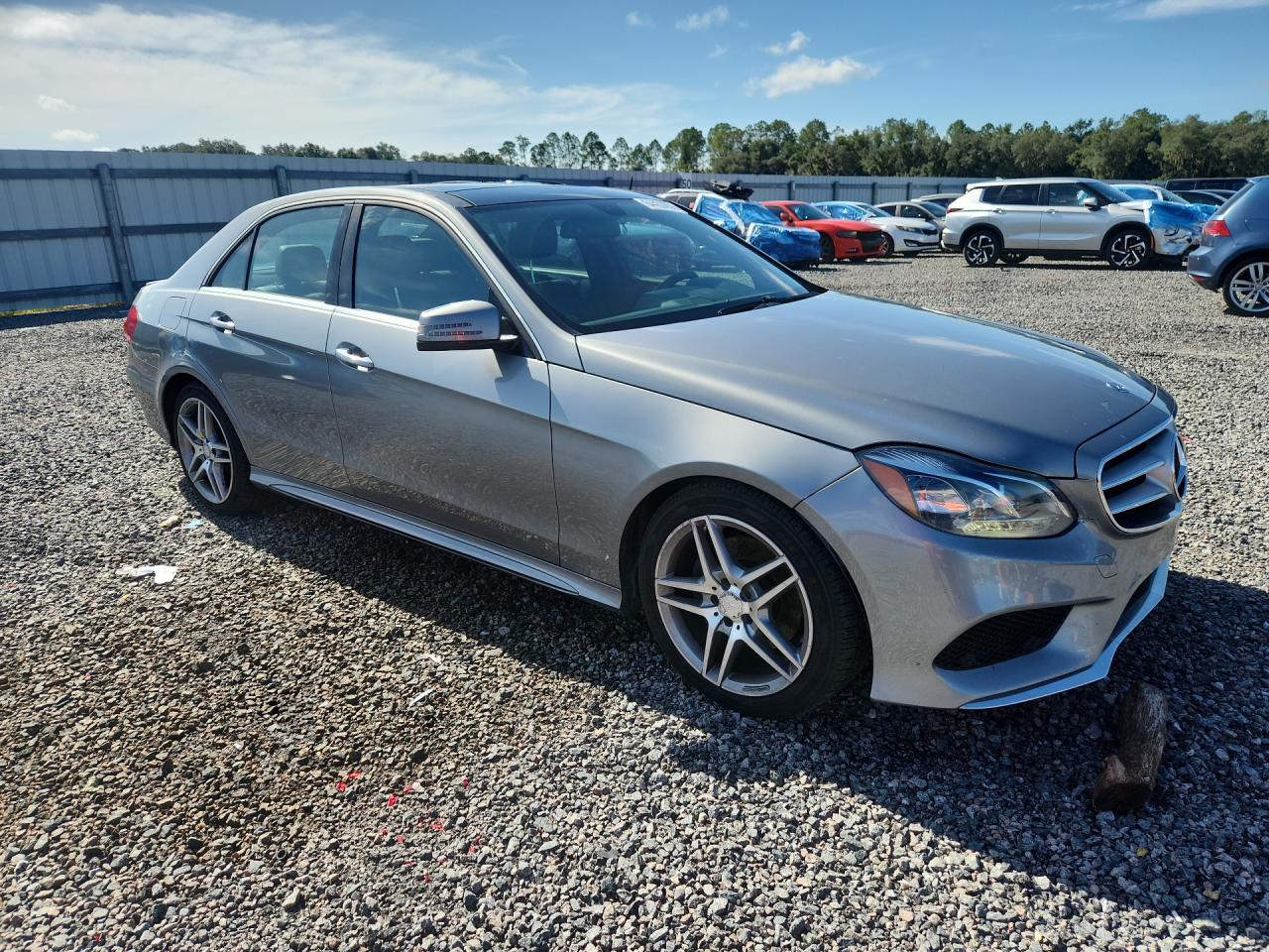 2014 Mercedes-benz E 350 4matic Silver vin: WDDHF8JB3EB013911