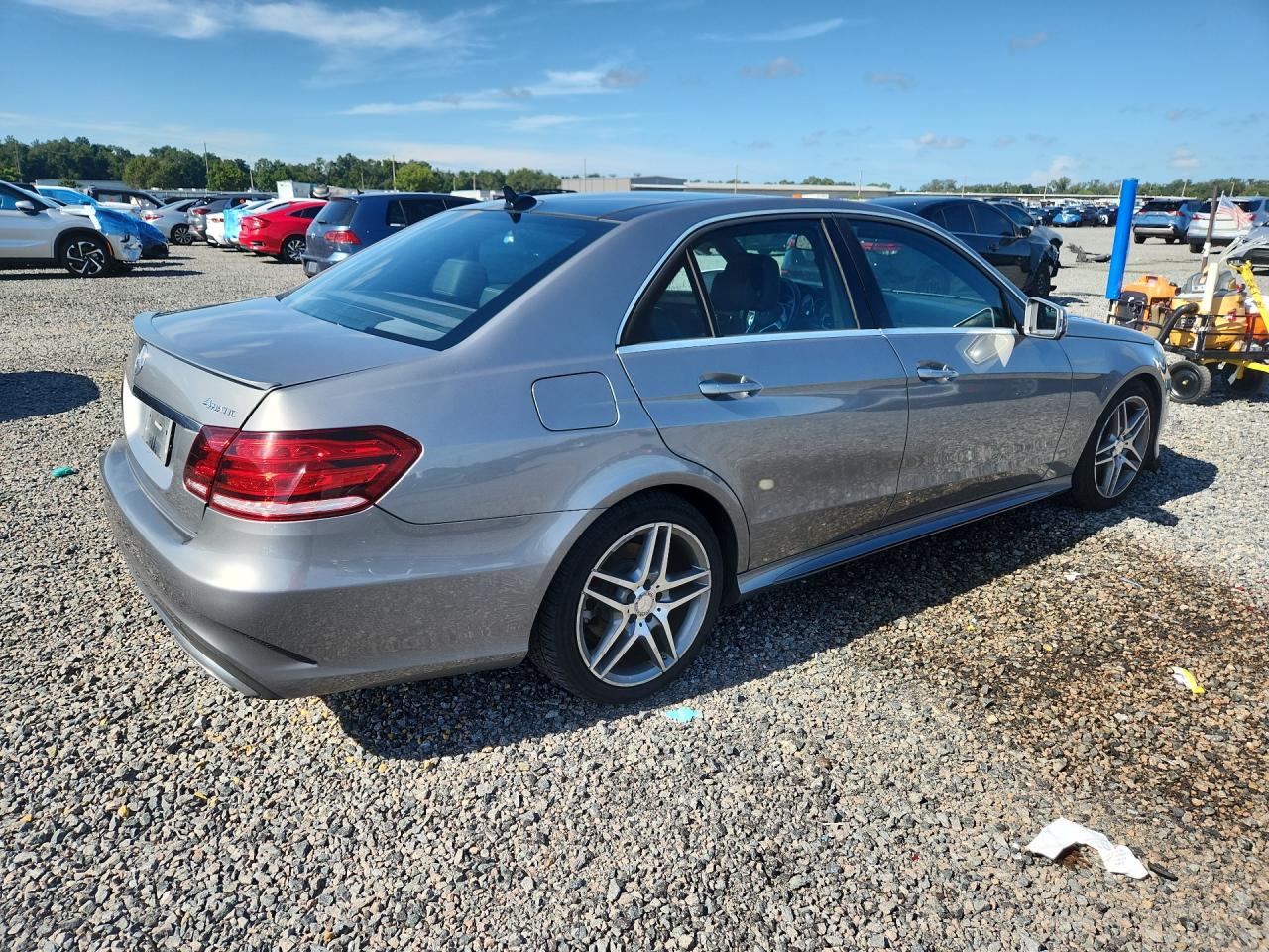 2014 Mercedes-benz E 350 4matic Silver vin: WDDHF8JB3EB013911