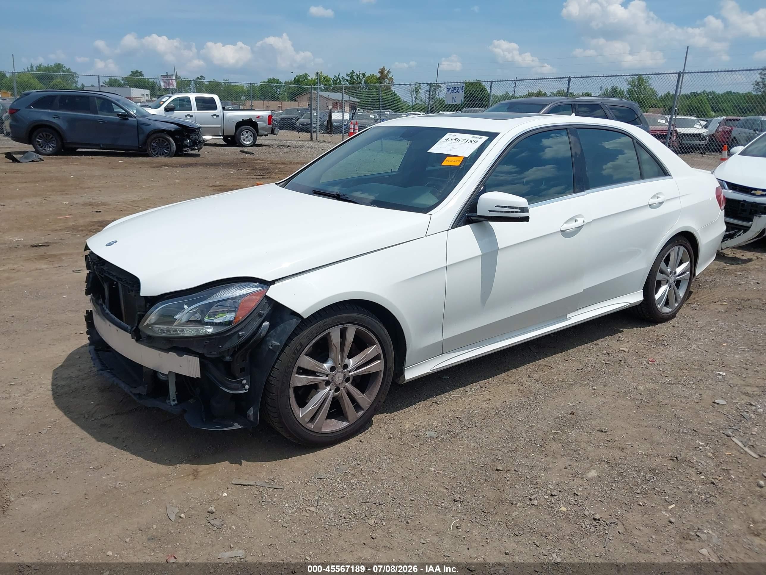 2015 Mercedes-benz E 350 4matic White vin: WDDHF8JB3FB098511