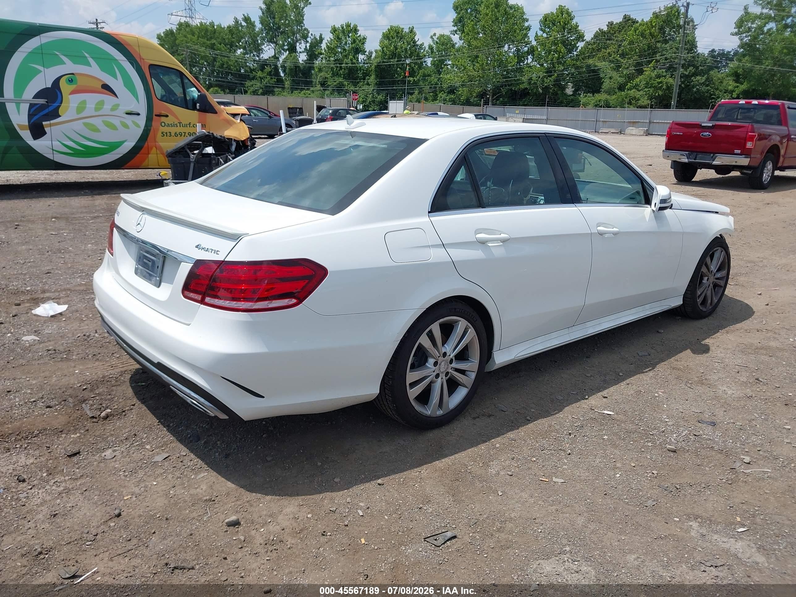 2015 Mercedes-benz E 350 4matic White vin: WDDHF8JB3FB098511