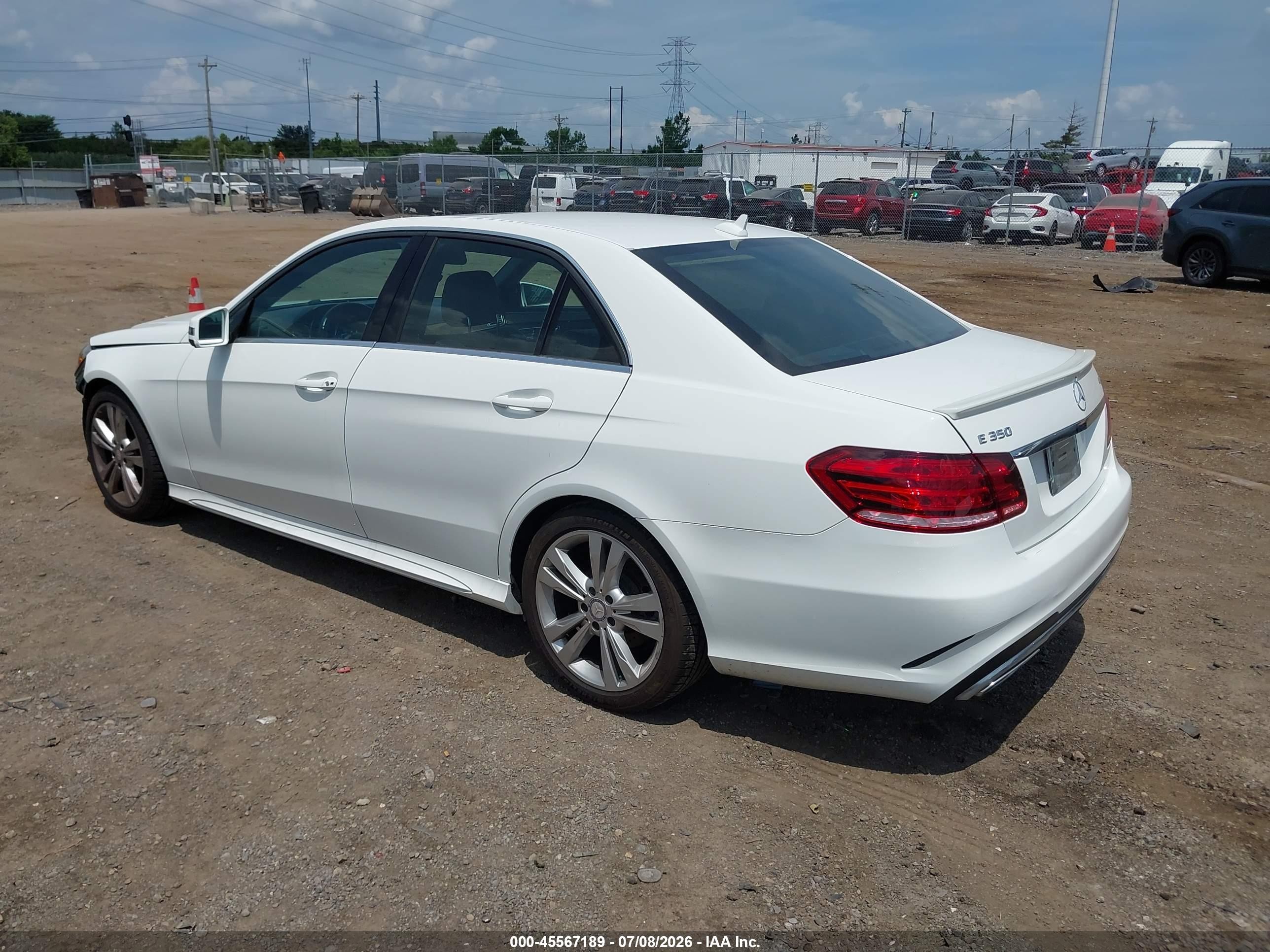 2015 Mercedes-benz E 350 4matic White vin: WDDHF8JB3FB098511