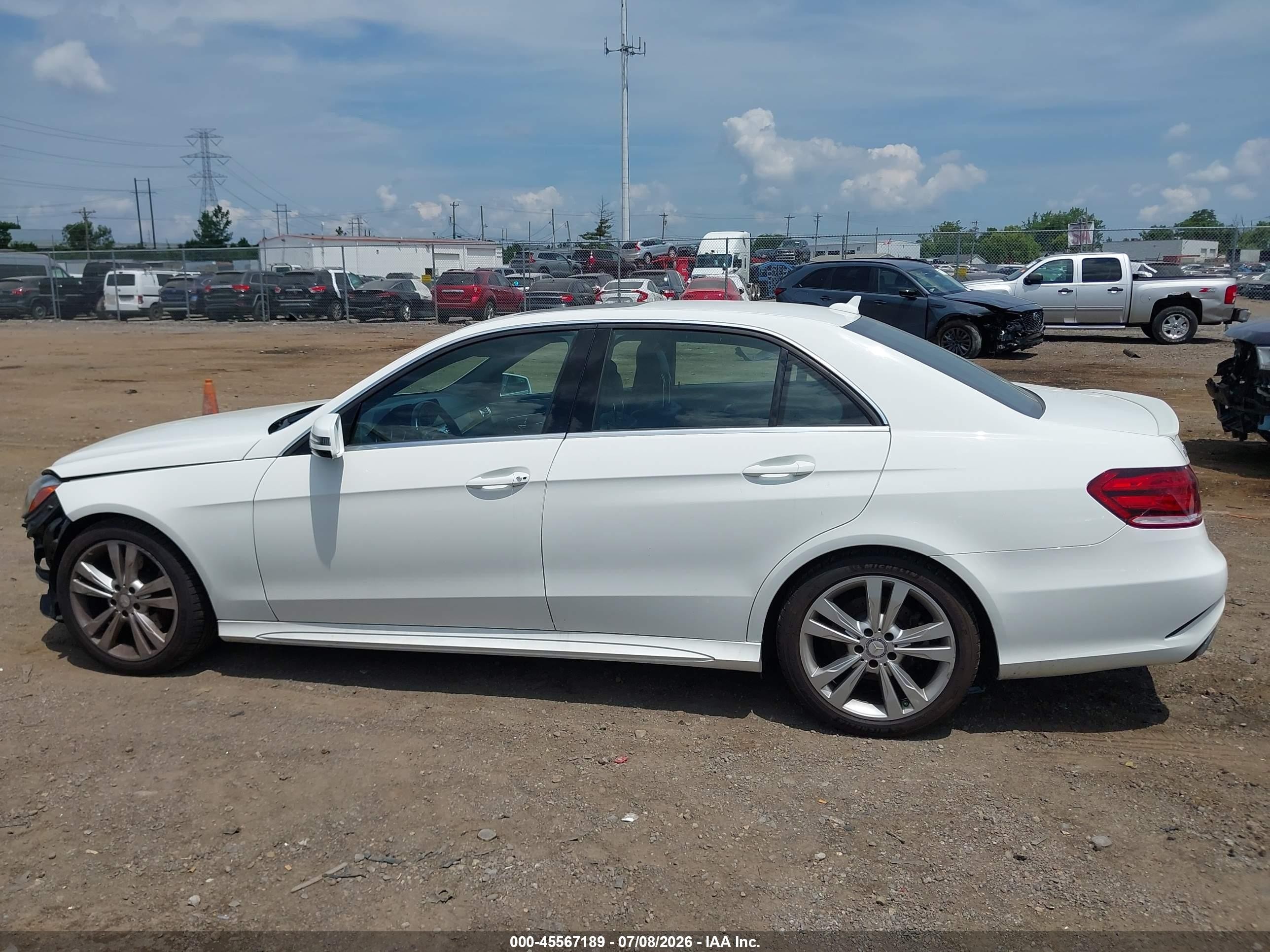2015 Mercedes-benz E 350 4matic White vin: WDDHF8JB3FB098511