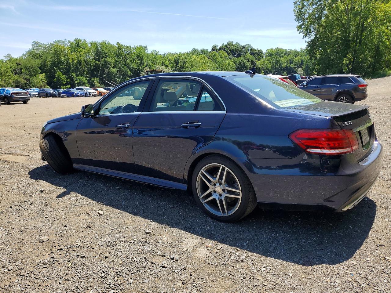 2015 Mercedes-benz E 350 4matic Blue vin: WDDHF8JB3FB112892