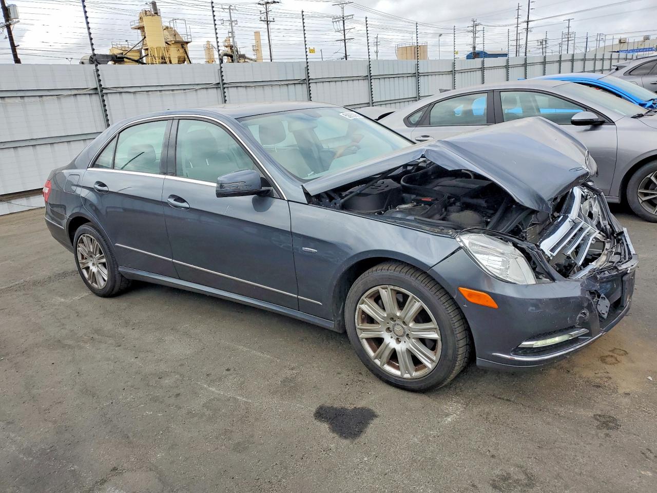 2012 Mercedes-benz E 350 4matic Gray vin: WDDHF8JB4CA552024