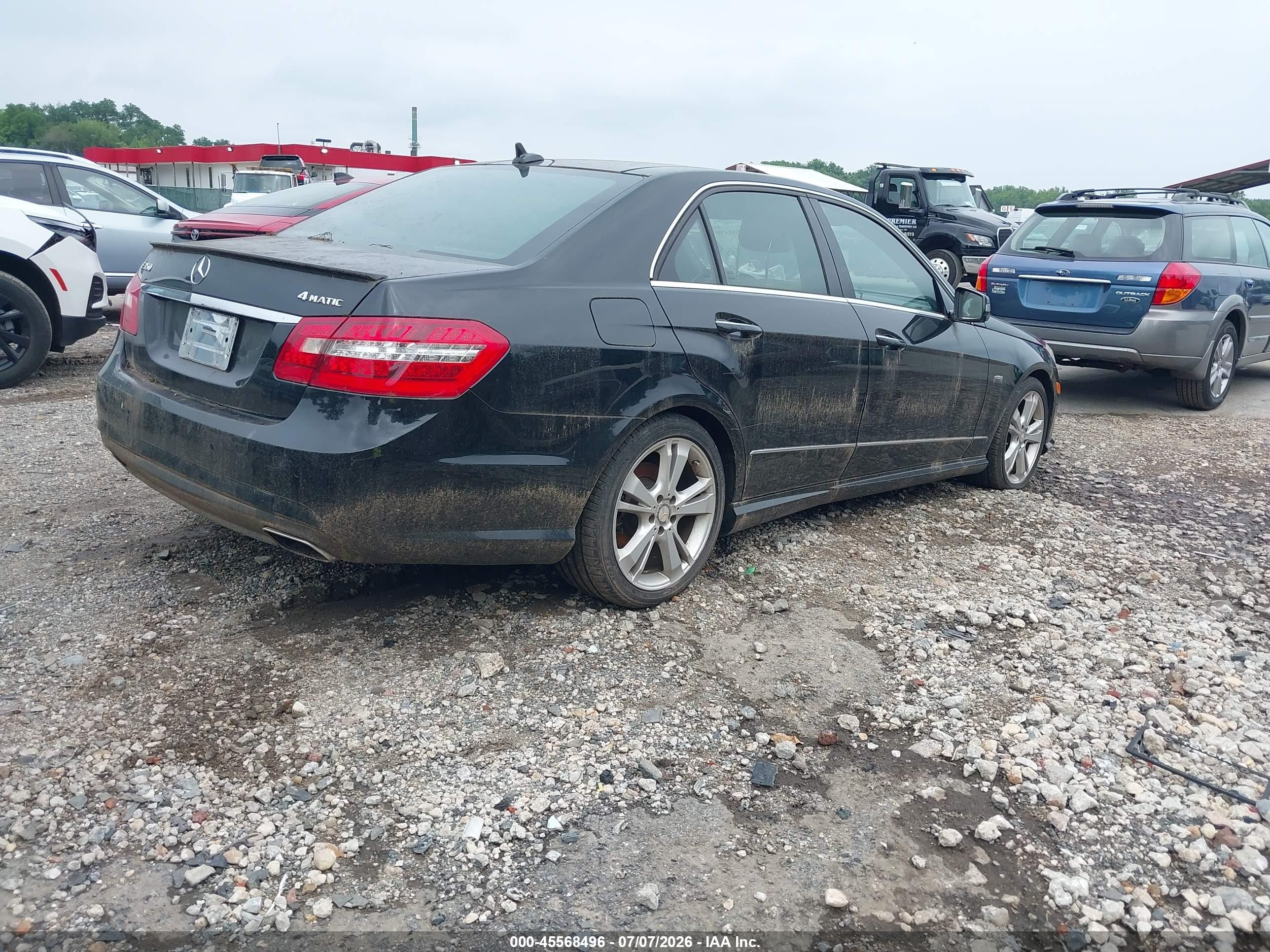 2012 Mercedes-benz E 350 4matic Black vin: WDDHF8JB4CA553304