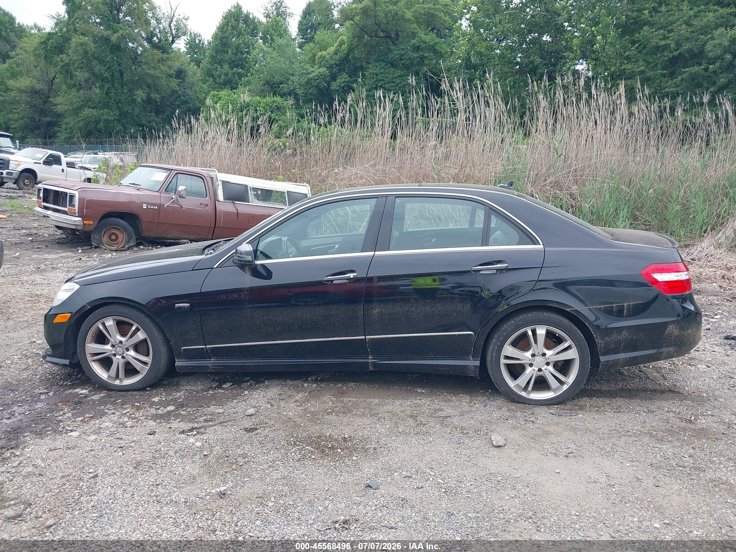 2012 Mercedes-benz E 350 4matic Black vin: WDDHF8JB4CA553304
