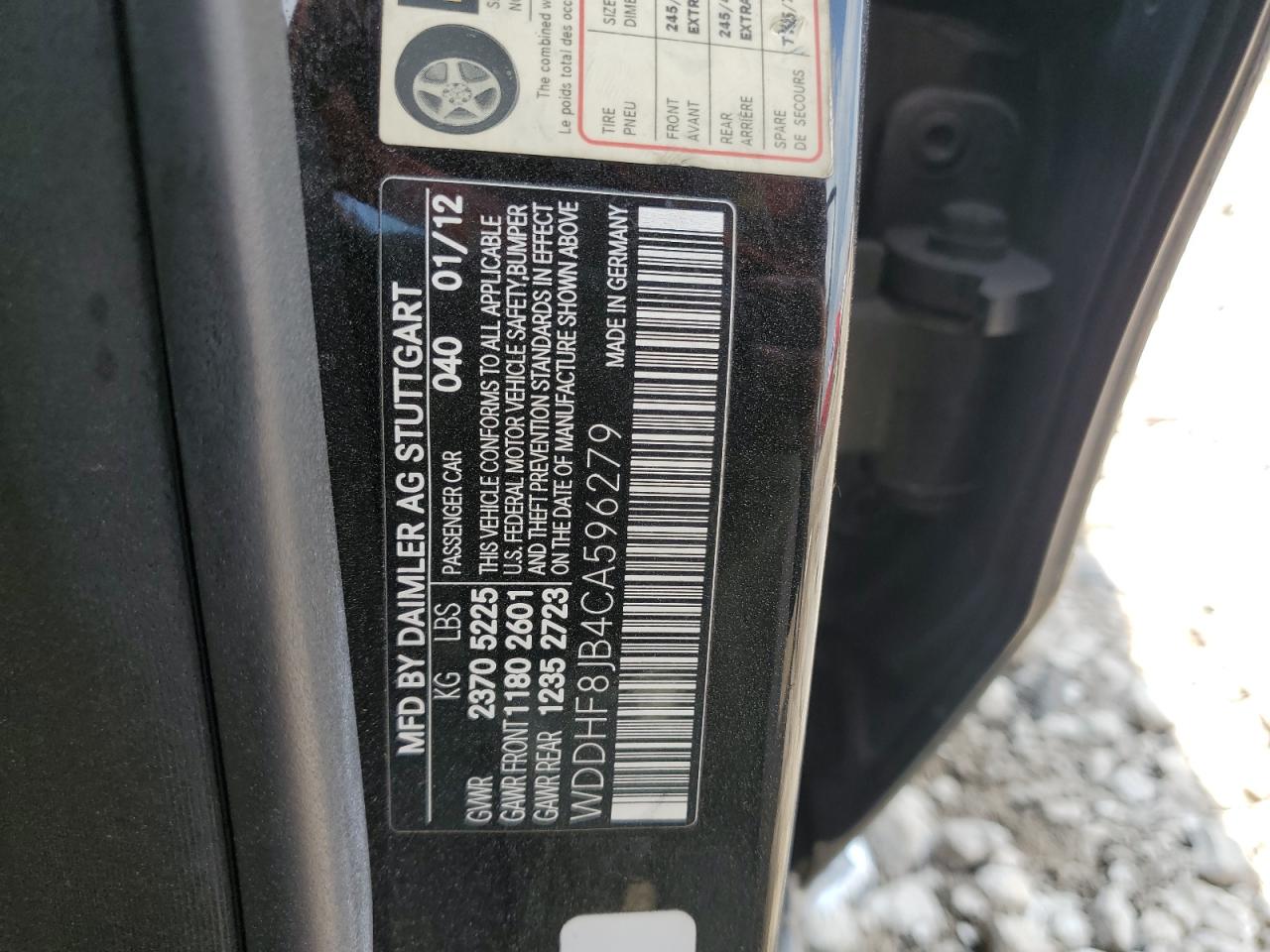 2012 Mercedes-benz E 350 4matic Черный vin: WDDHF8JB4CA596279
