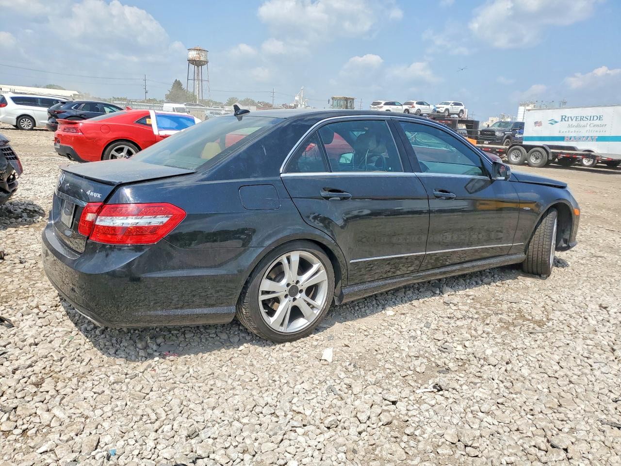 2012 Mercedes-benz E 350 4matic Черный vin: WDDHF8JB4CA596279