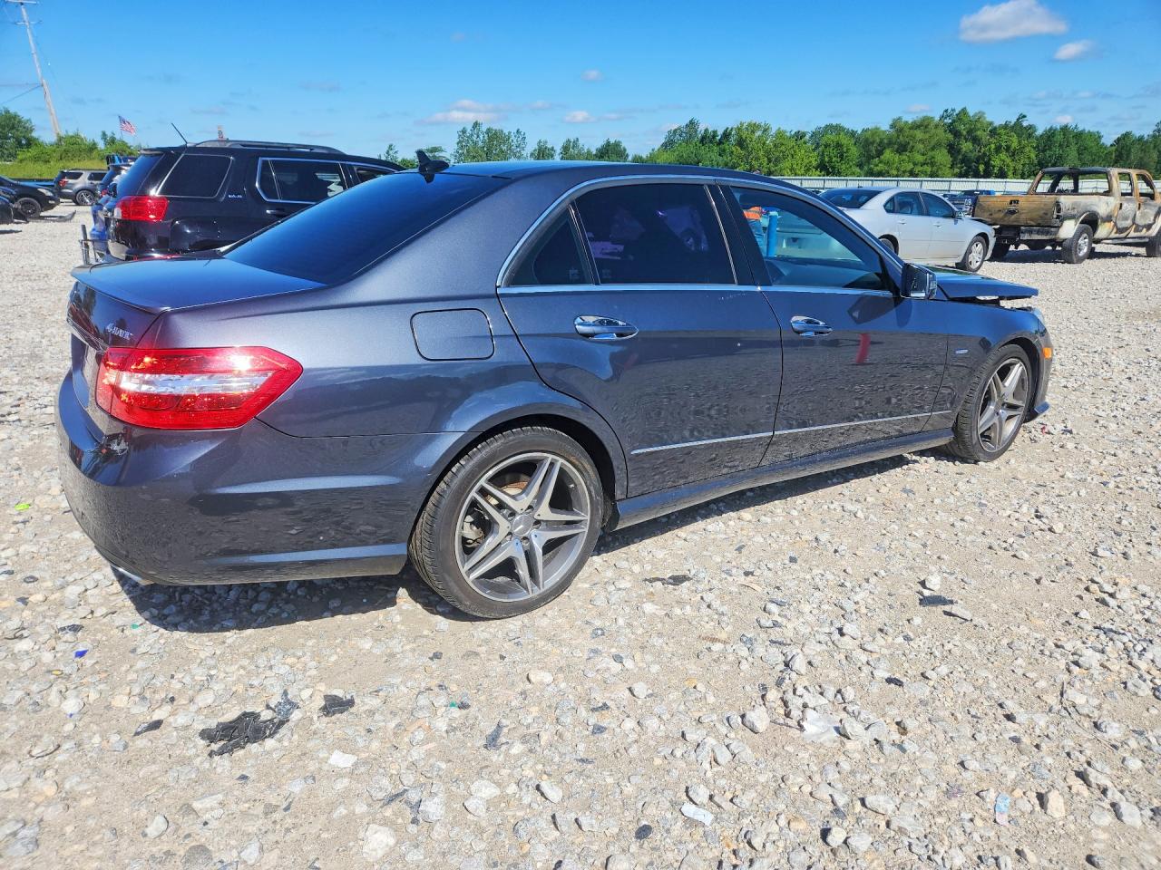 2012 Mercedes-benz E 350 4matic Gray vin: WDDHF8JB4CA621522