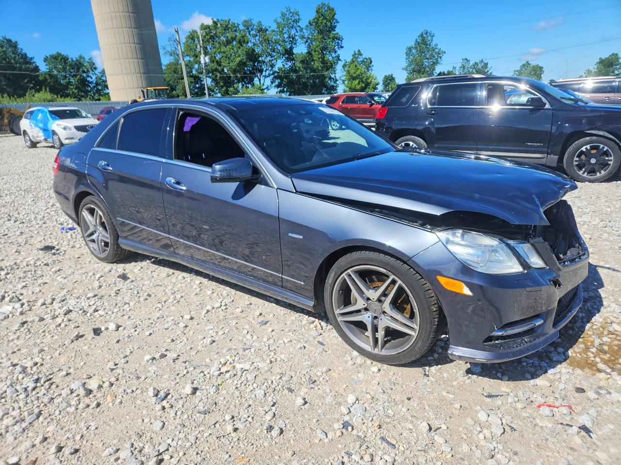 2012 Mercedes-benz E 350 4matic Gray vin: WDDHF8JB4CA621522