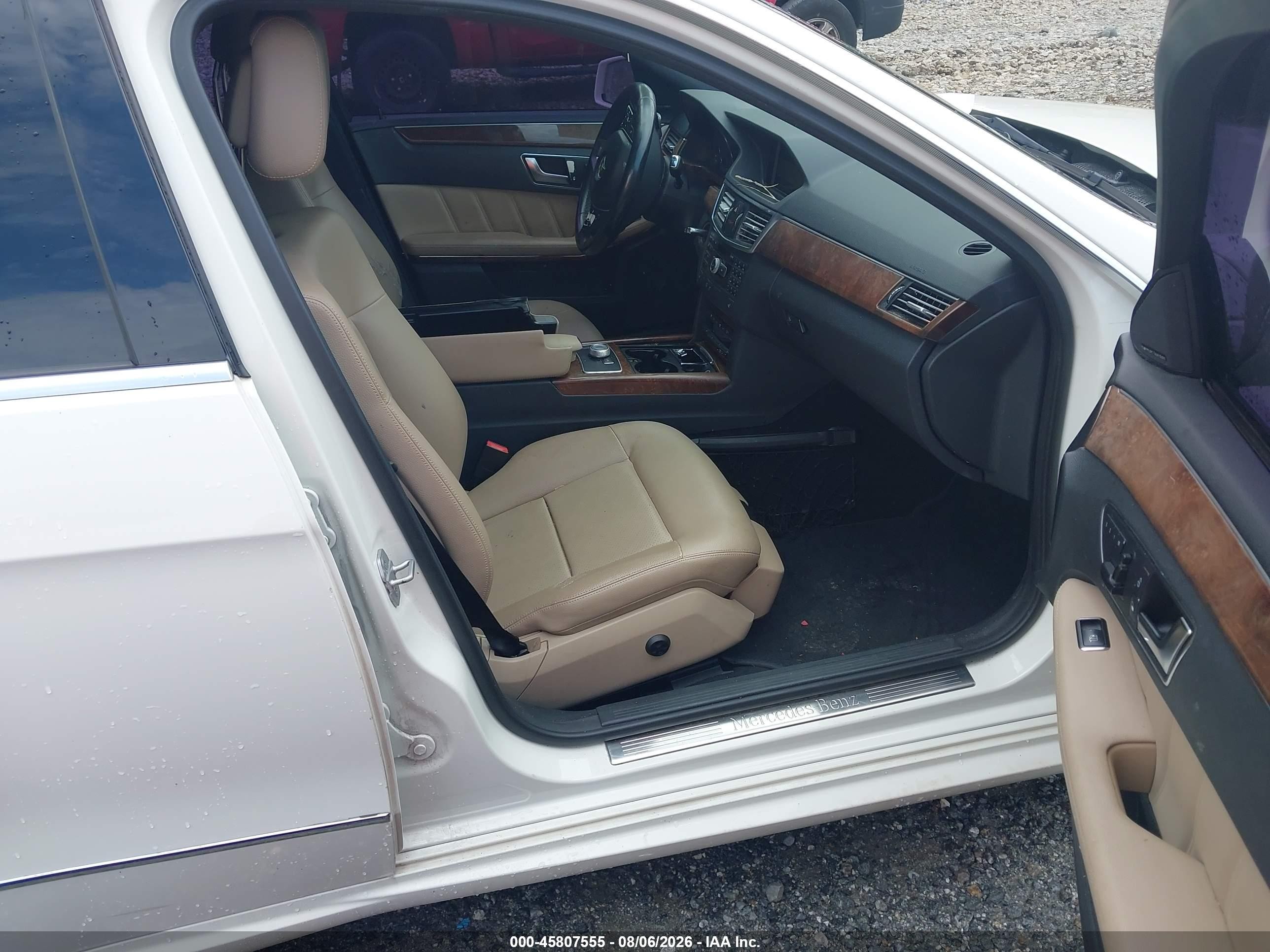 2012 Mercedes-benz E 350 4matic White vin: WDDHF8JB4CA653421