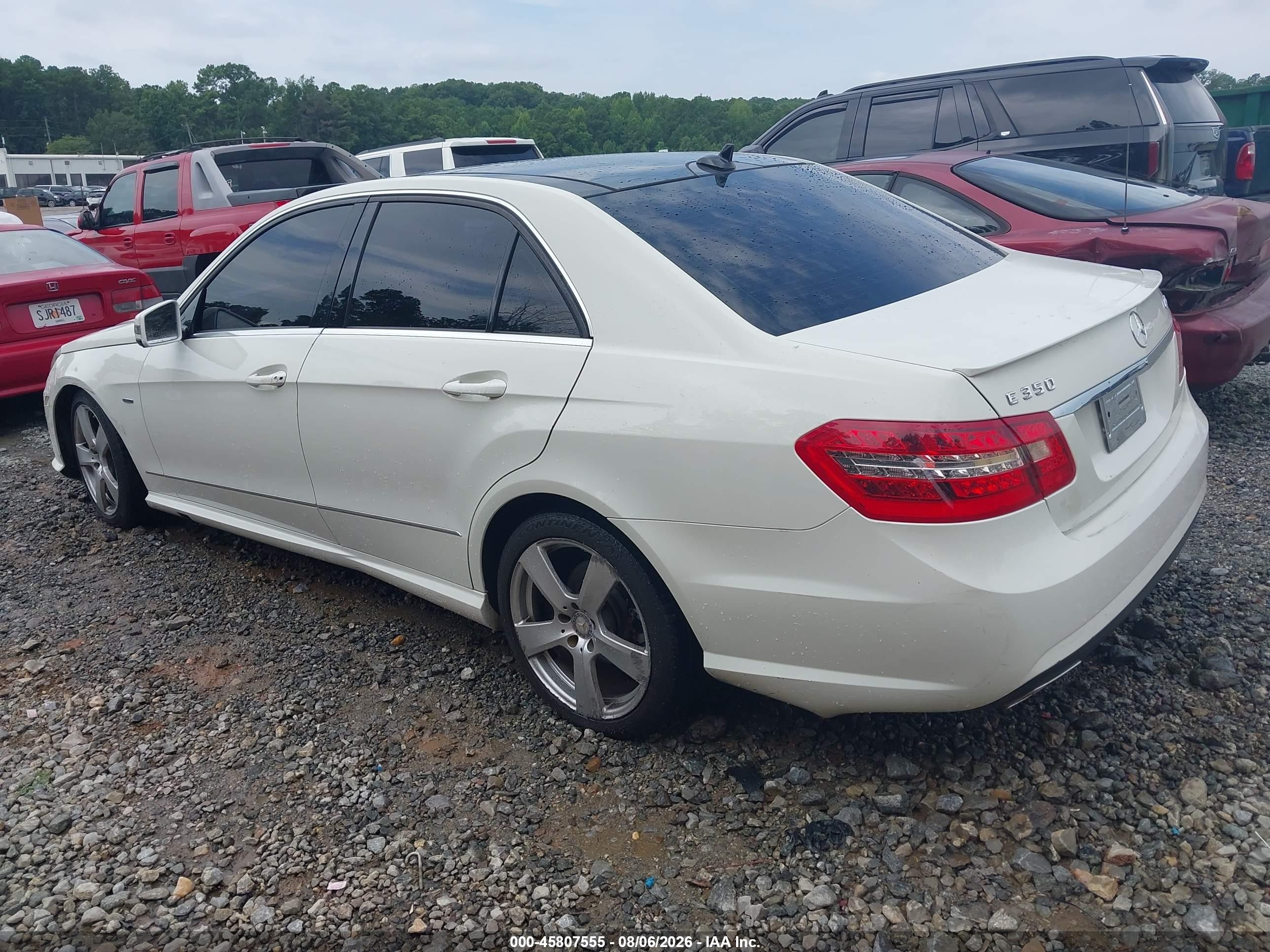 2012 Mercedes-benz E 350 4matic White vin: WDDHF8JB4CA653421