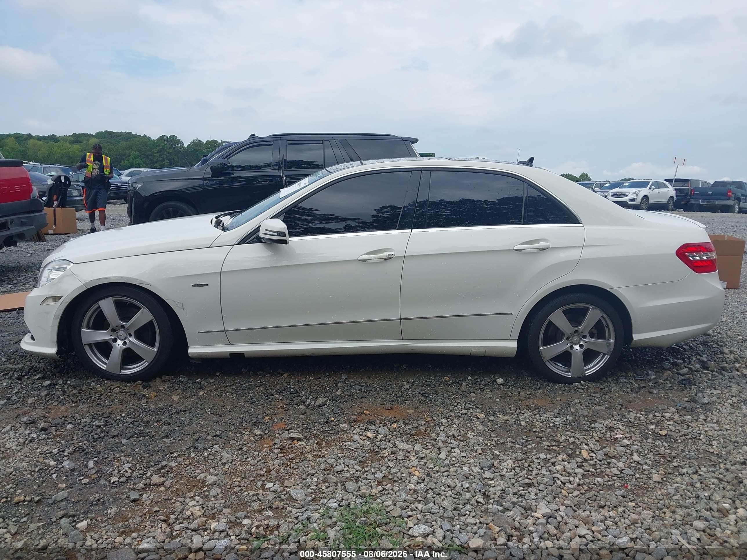 2012 Mercedes-benz E 350 4matic White vin: WDDHF8JB4CA653421