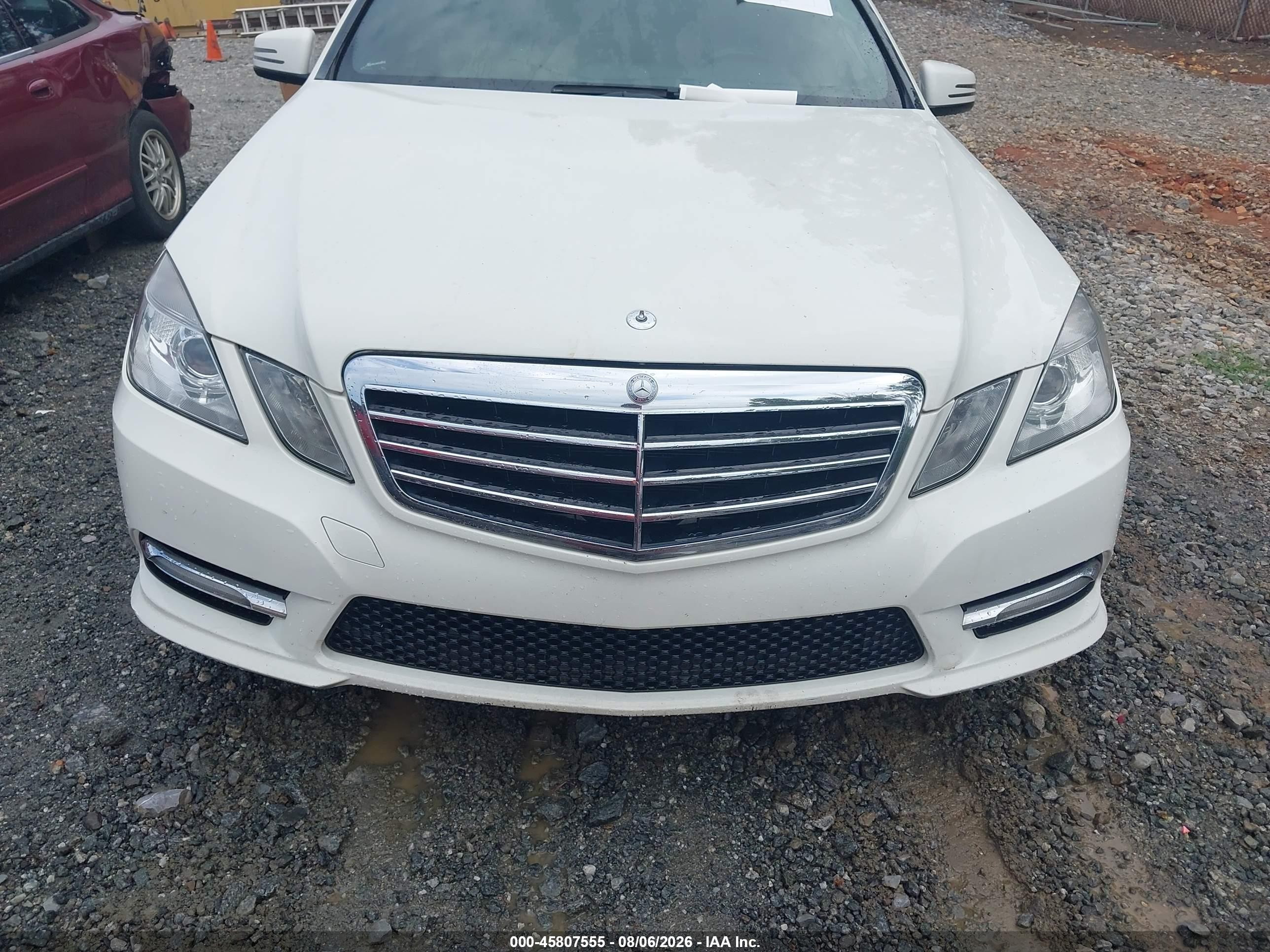 2012 Mercedes-benz E 350 4matic White vin: WDDHF8JB4CA653421