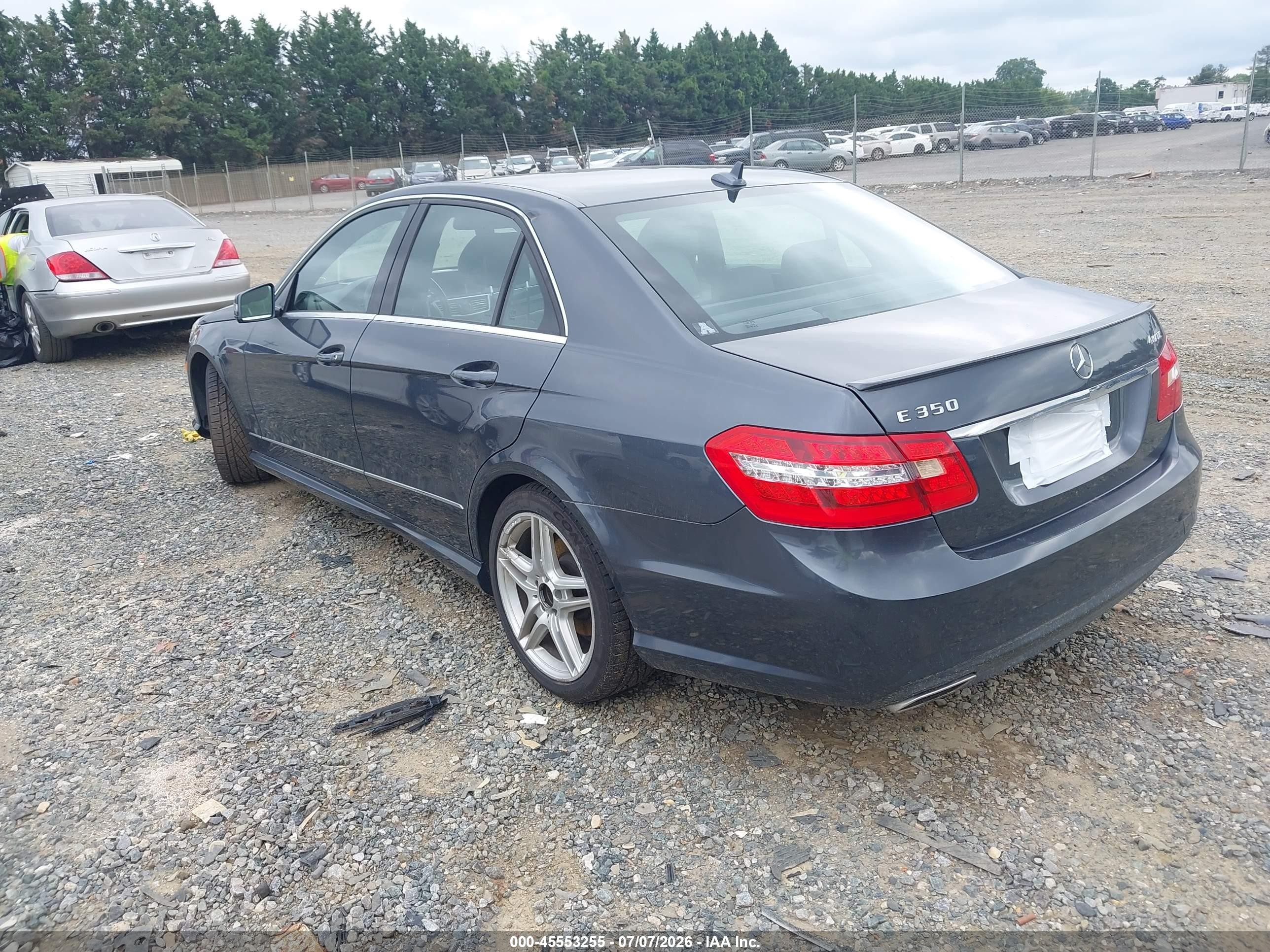 2013 Mercedes-benz E 350 4matic Gray vin: WDDHF8JB4DA687165