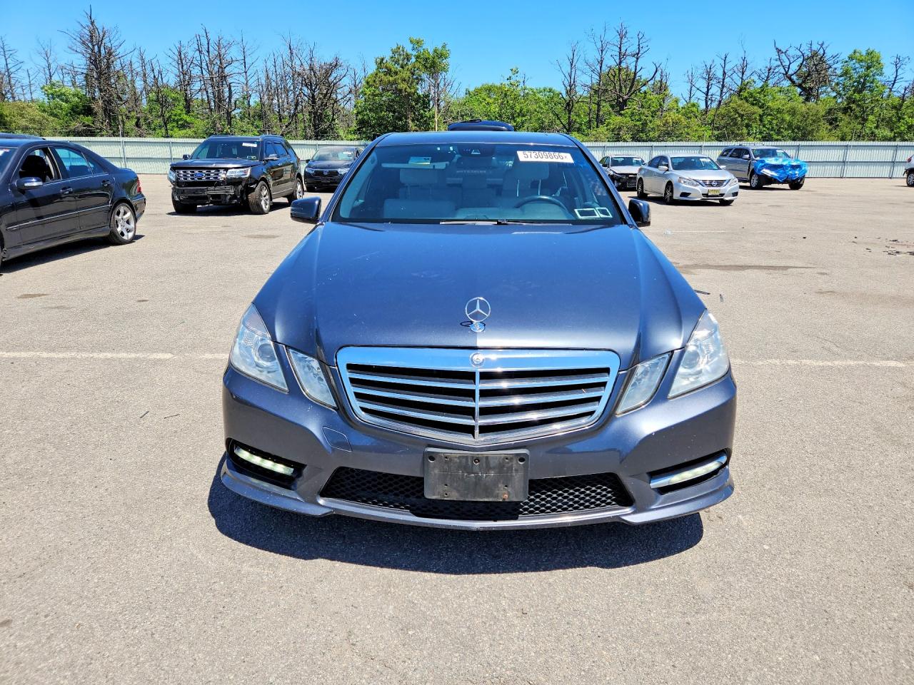 2013 Mercedes-benz E 350 4matic Blue vin: WDDHF8JB4DA698022