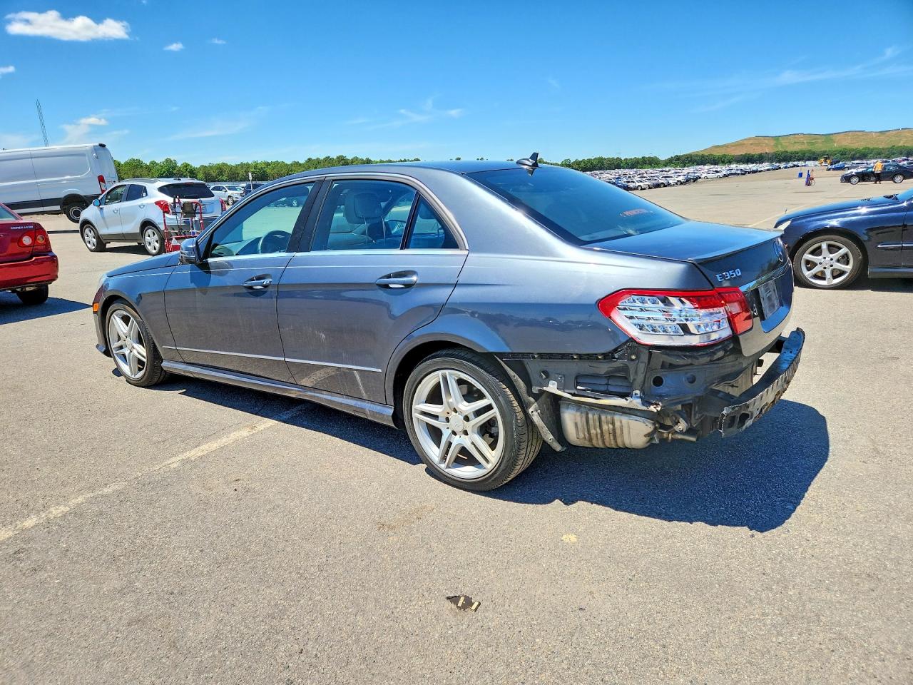 2013 Mercedes-benz E 350 4matic Blue vin: WDDHF8JB4DA698022