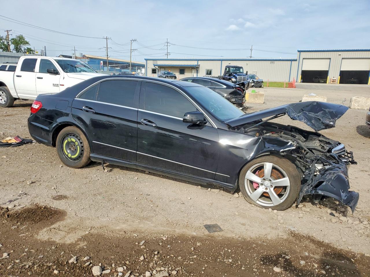 2013 Mercedes-benz E 350 4matic Black vin: WDDHF8JB4DA714008