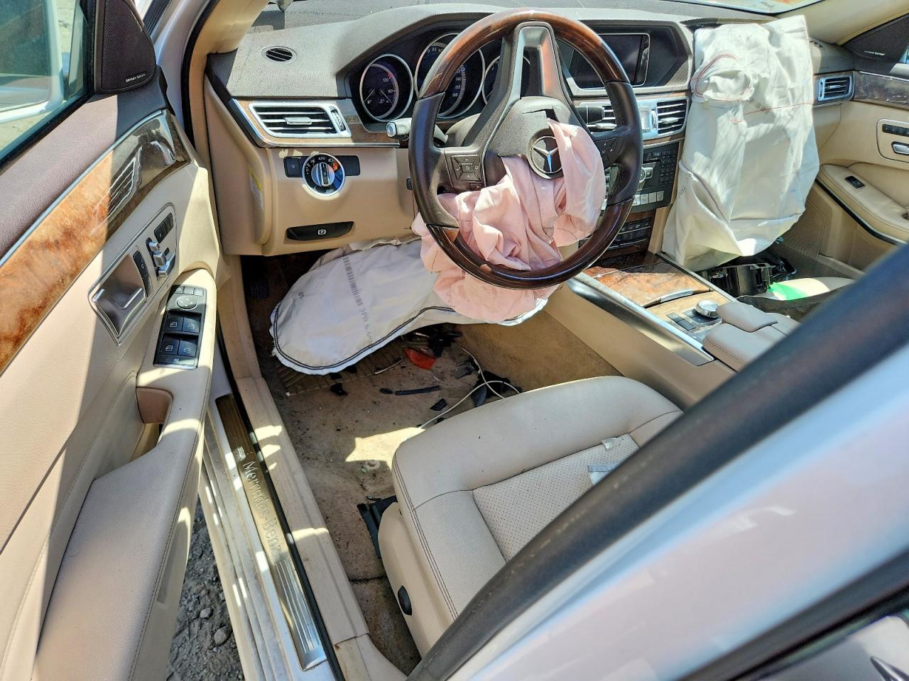 2014 Mercedes-benz E 350 4matic White vin: WDDHF8JB4EA776221