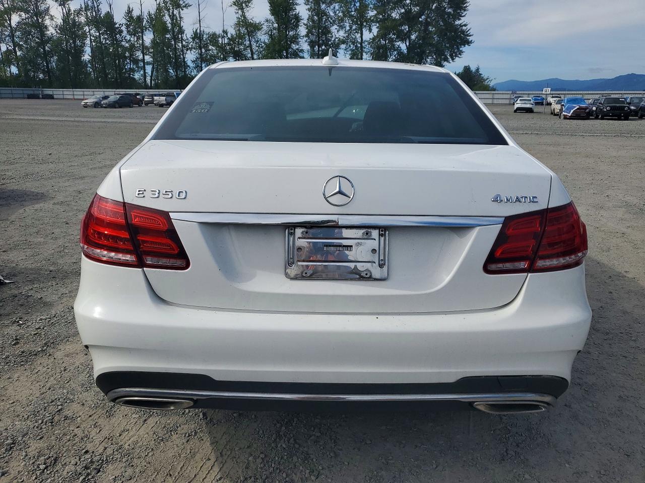 2014 Mercedes-benz E 350 4matic White vin: WDDHF8JB4EA834134