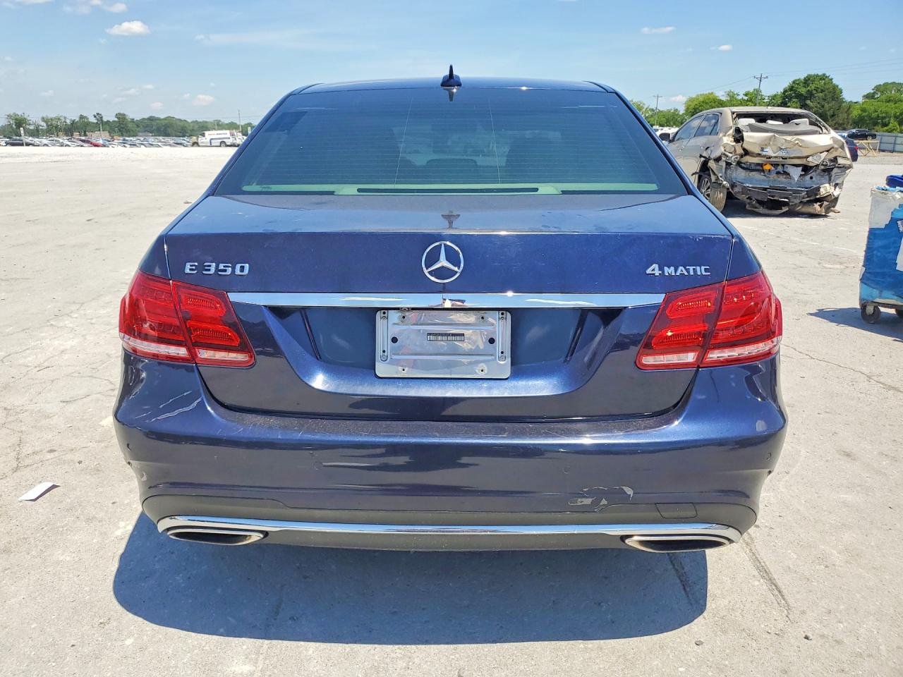 2014 Mercedes-benz E 350 4matic Синий vin: WDDHF8JB4EA866016