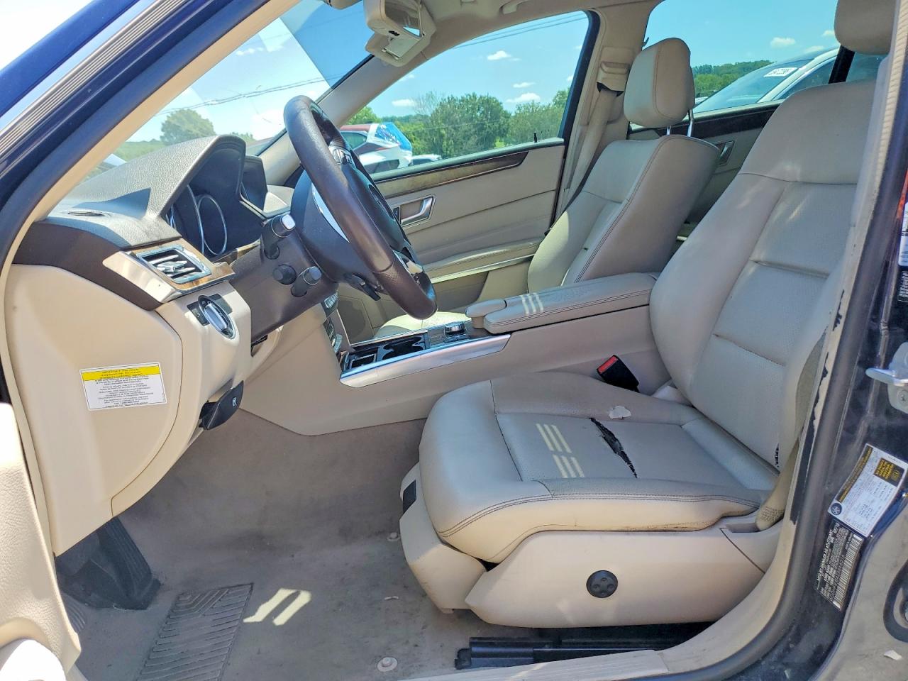 2014 Mercedes-benz E 350 4matic Синий vin: WDDHF8JB4EA866016