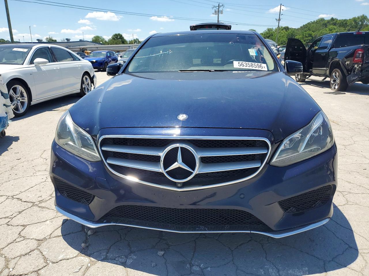 2014 Mercedes-benz E 350 4matic Синий vin: WDDHF8JB4EA866016
