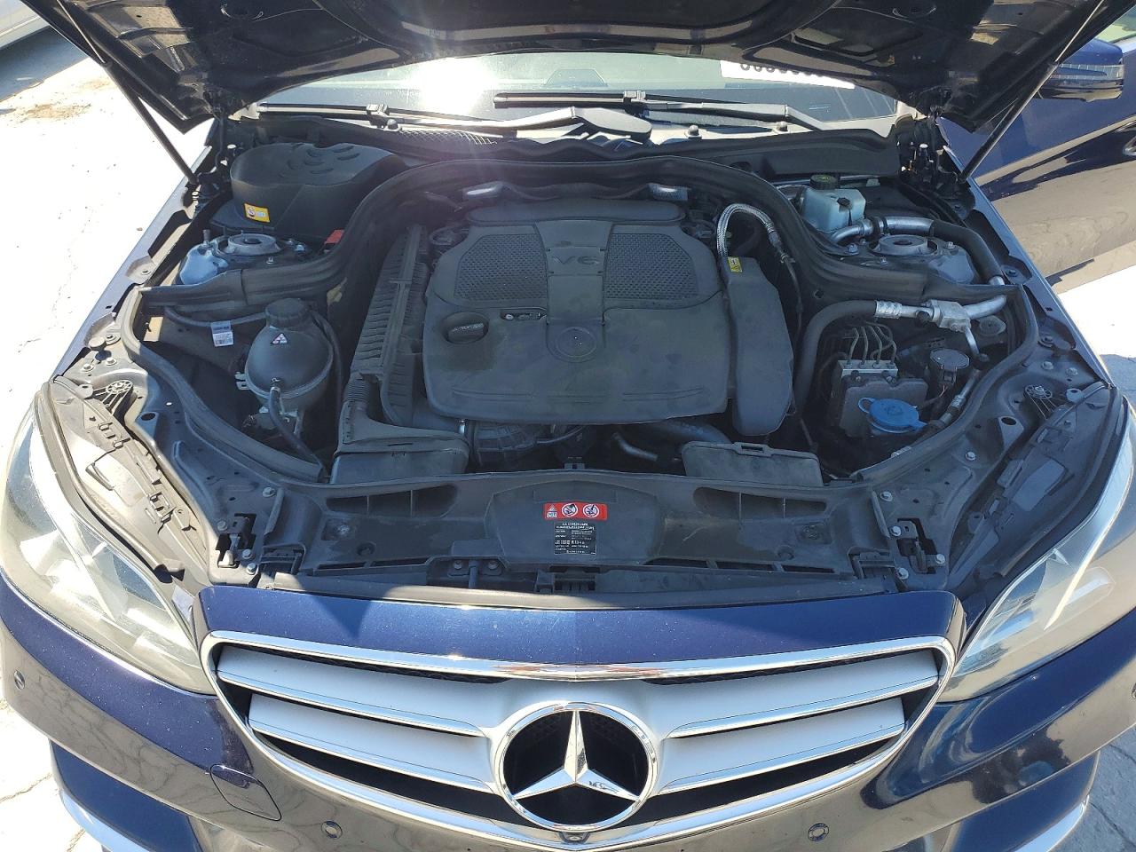 2014 Mercedes-benz E 350 4matic Синий vin: WDDHF8JB4EA866016