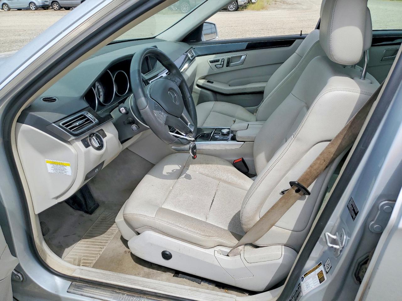 2014 Mercedes-benz E 350 4matic Silver vin: WDDHF8JB4EA911763