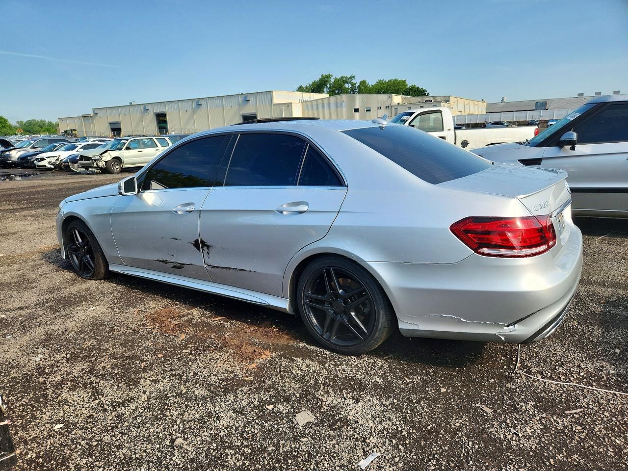 2014 Mercedes-benz E 350 4matic Silver vin: WDDHF8JB4EA923752