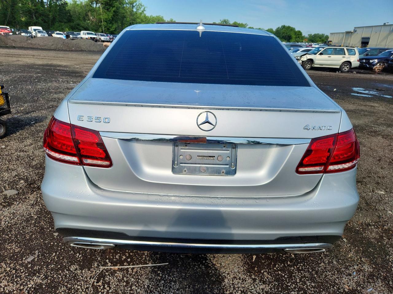2014 Mercedes-benz E 350 4matic Silver vin: WDDHF8JB4EA923752