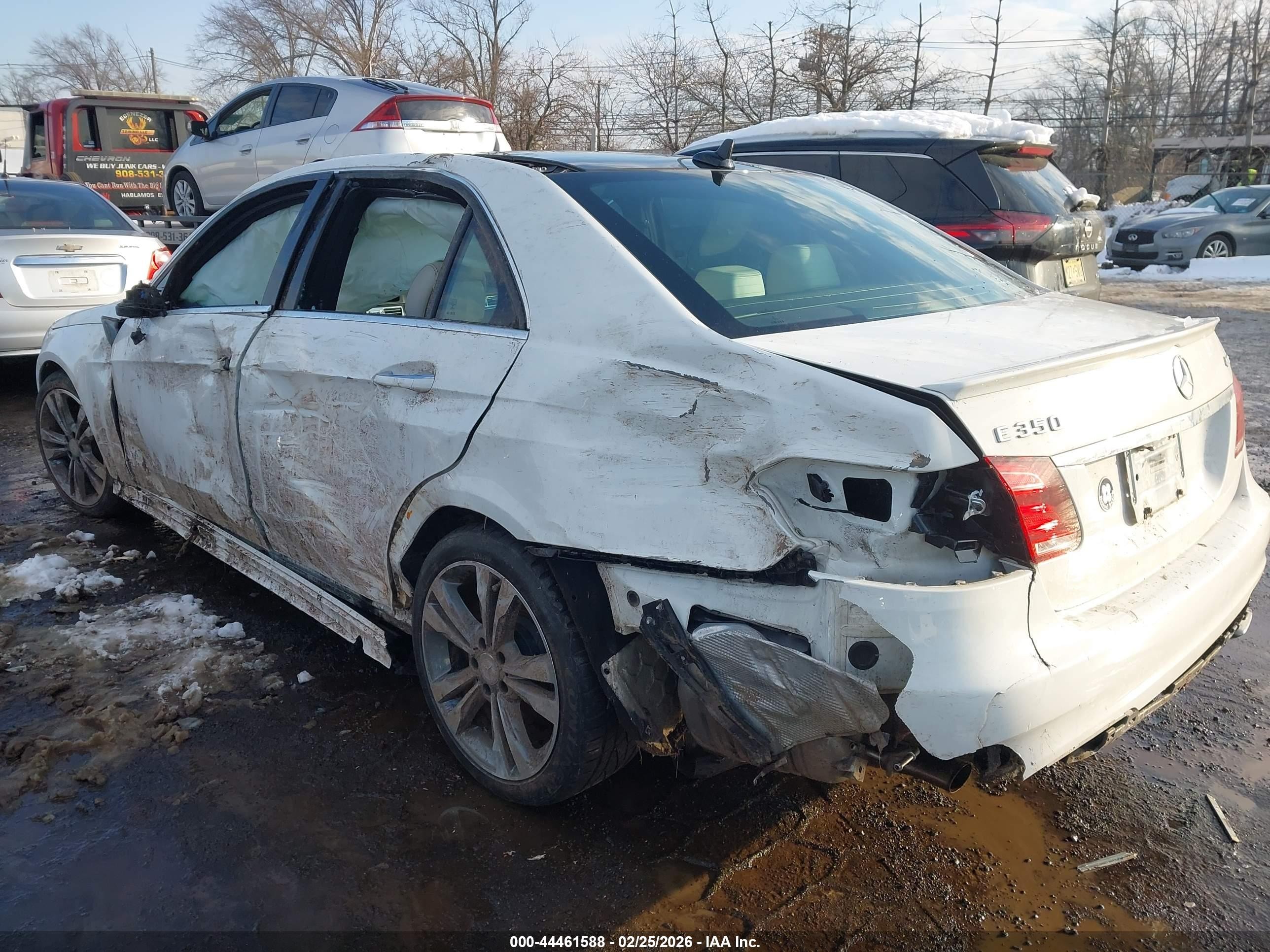 2014 Mercedes-benz E 350 4matic White vin: WDDHF8JB4EA940681