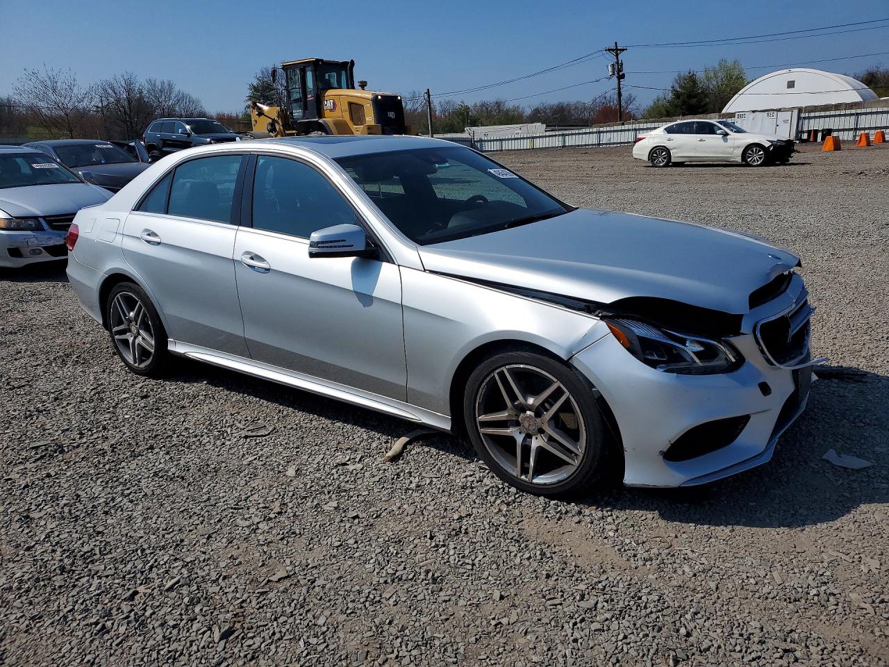 2014 Mercedes Benz E 350 4matic Silver vin: WDDHF8JB4EA995972