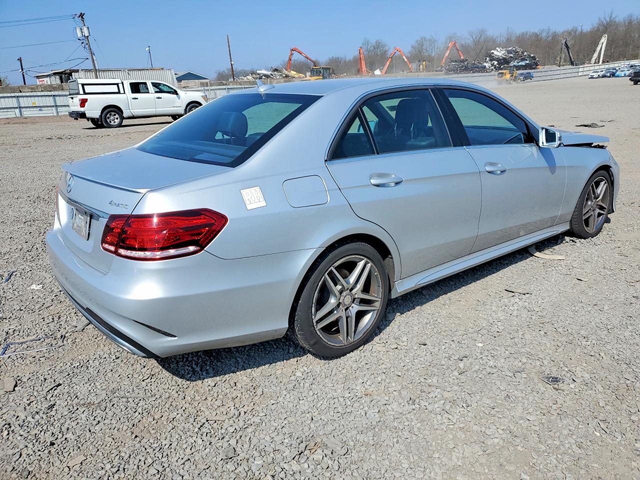2014 Mercedes Benz E 350 4matic Silver vin: WDDHF8JB4EA995972