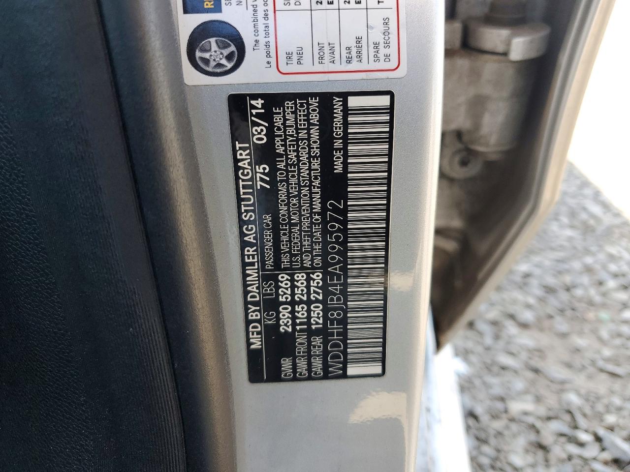 2014 Mercedes Benz E 350 4matic Silver vin: WDDHF8JB4EA995972