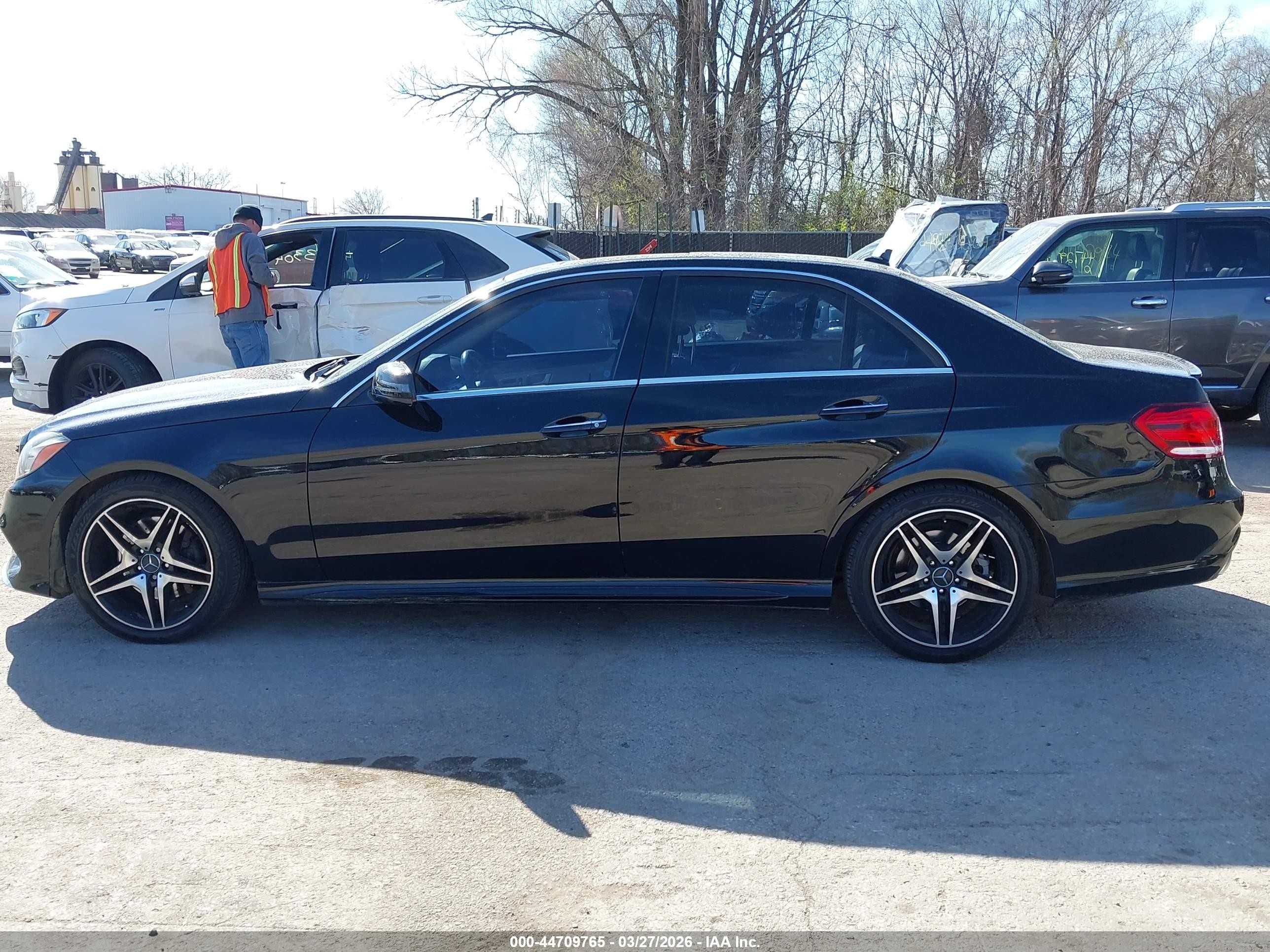 2014 Mercedes-benz E 350 4matic Black vin: WDDHF8JB4EB011424