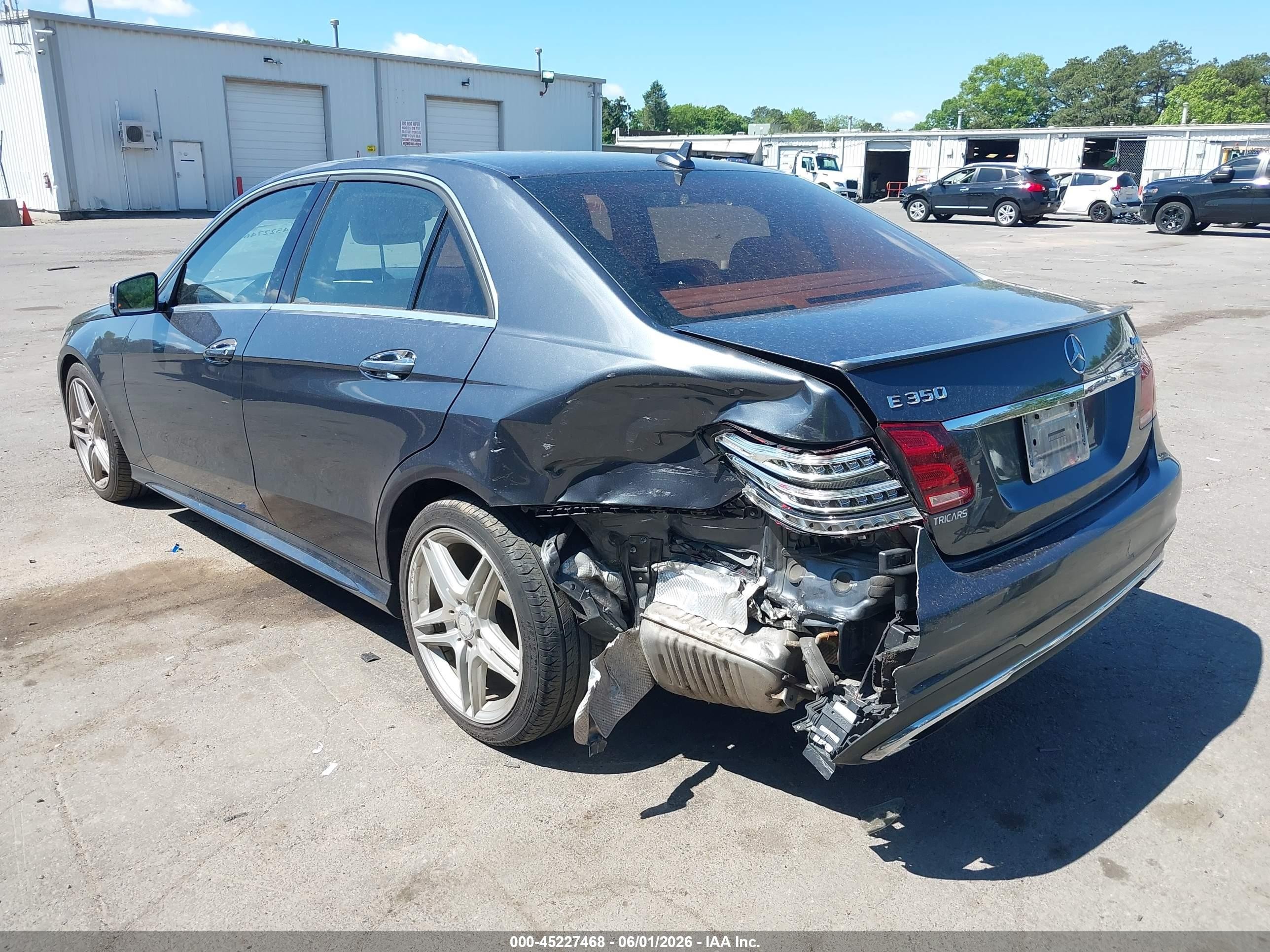 2014 Mercedes-benz E 350 4matic Gray vin: WDDHF8JB4EB043161