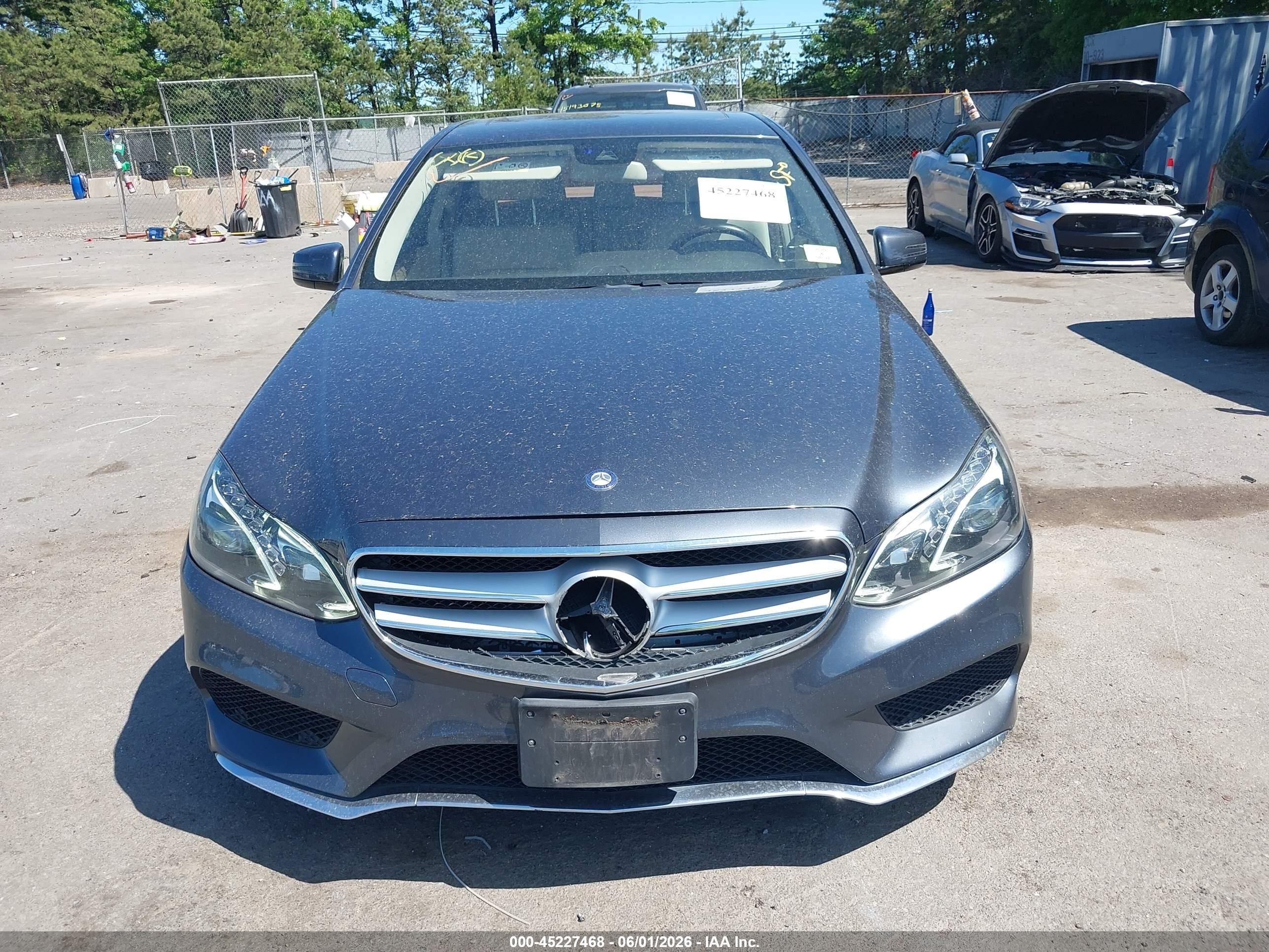 2014 Mercedes-benz E 350 4matic Gray vin: WDDHF8JB4EB043161