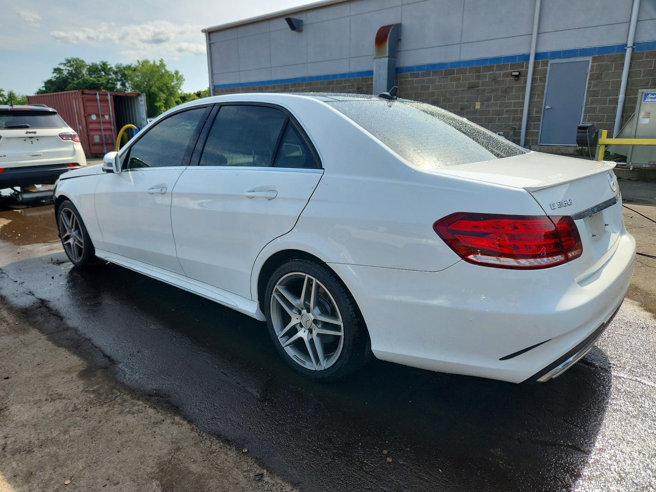 2014 Mercedes-benz E 350 4matic White vin: WDDHF8JB4EB073230