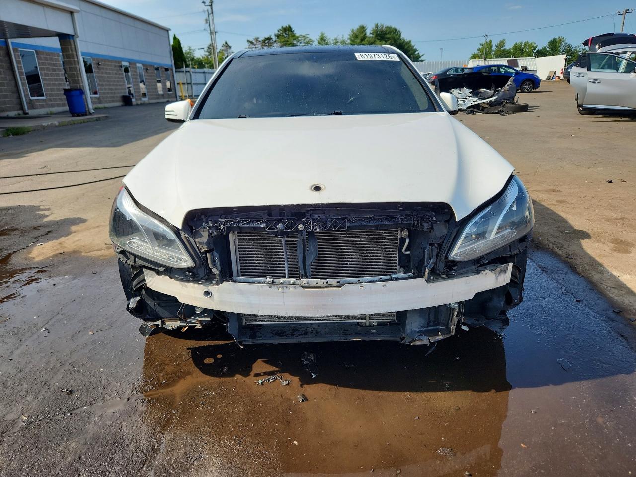 2014 Mercedes-benz E 350 4matic White vin: WDDHF8JB4EB073230