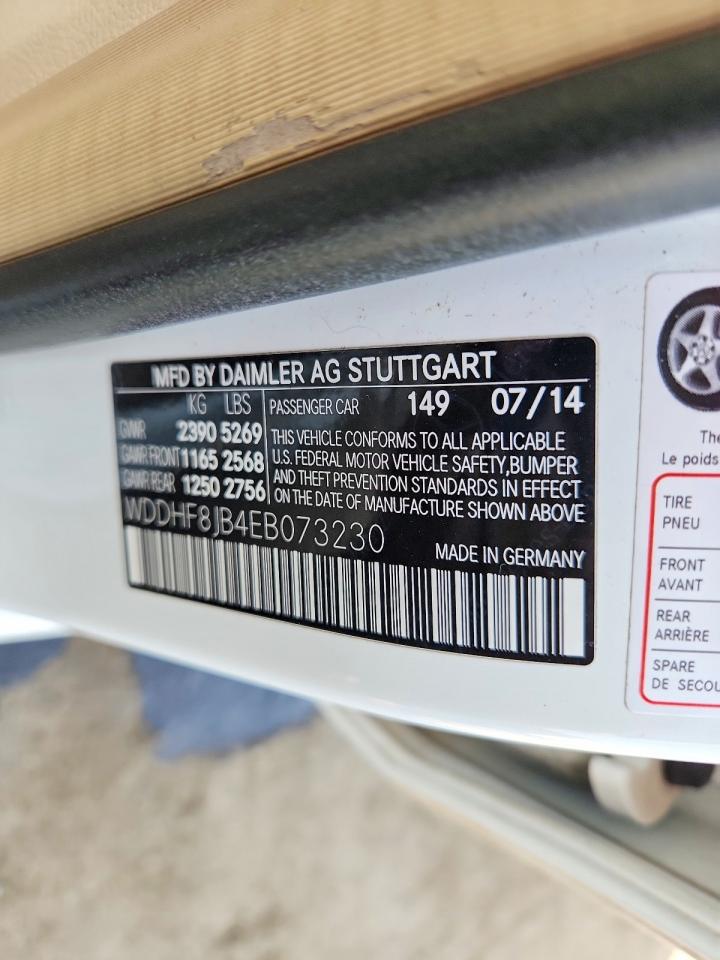 2014 Mercedes-benz E 350 4matic White vin: WDDHF8JB4EB073230