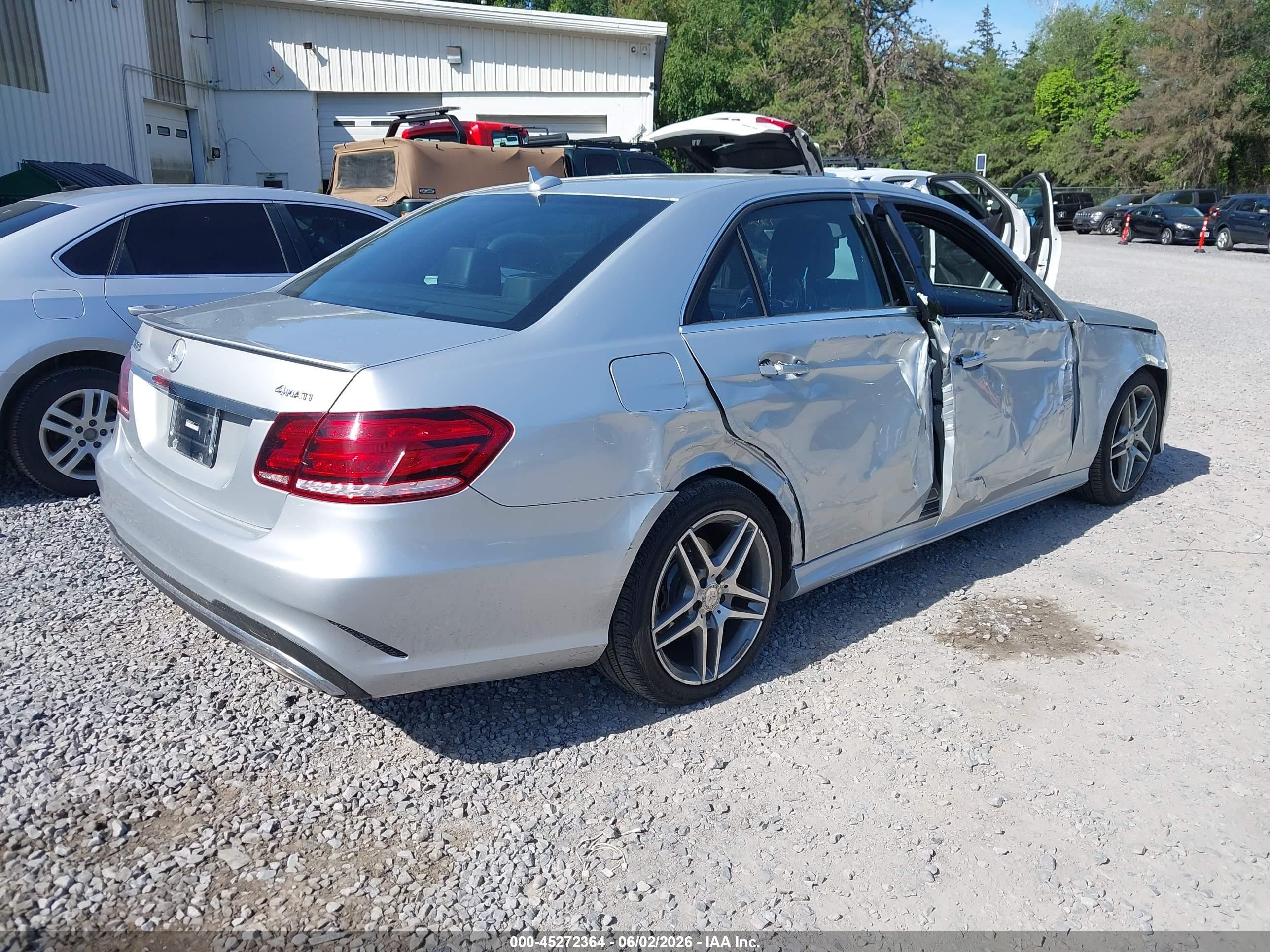 2015 Mercedes-benz E 350 4matic Серебряный vin: WDDHF8JB4FB112559
