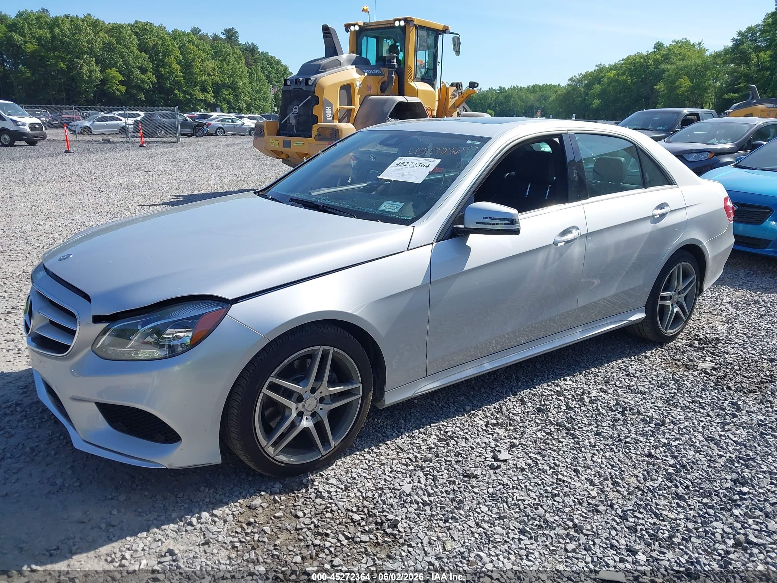 2015 Mercedes-benz E 350 4matic Серебряный vin: WDDHF8JB4FB112559