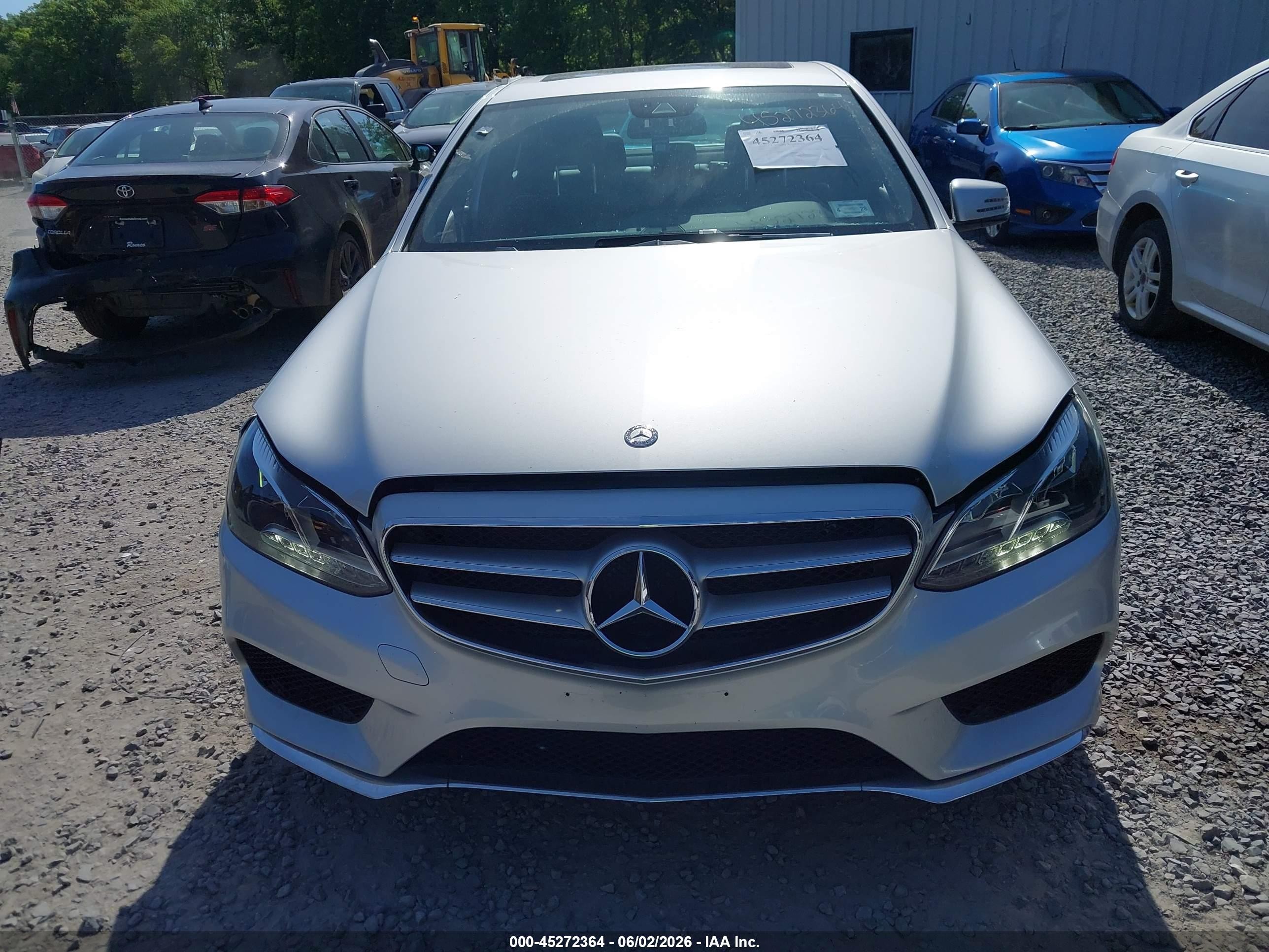 2015 Mercedes-benz E 350 4matic Серебряный vin: WDDHF8JB4FB112559