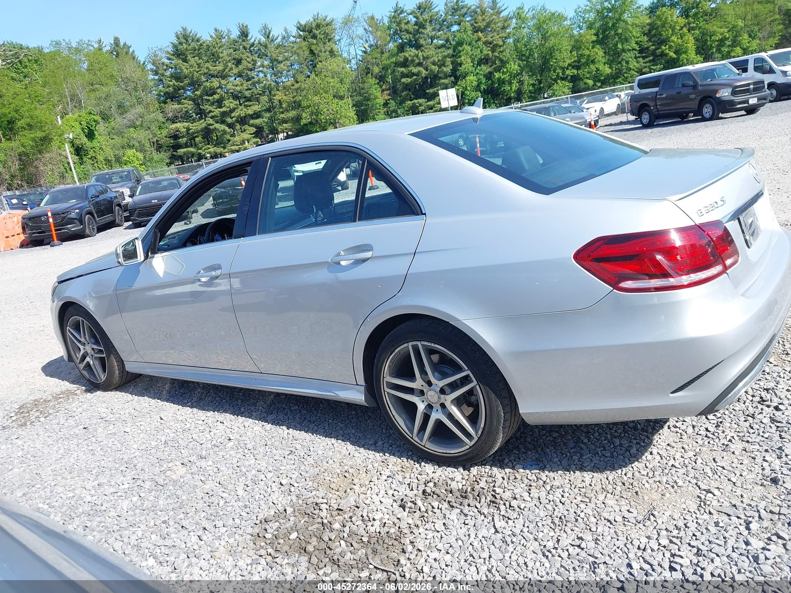 2015 Mercedes-benz E 350 4matic Серебряный vin: WDDHF8JB4FB112559