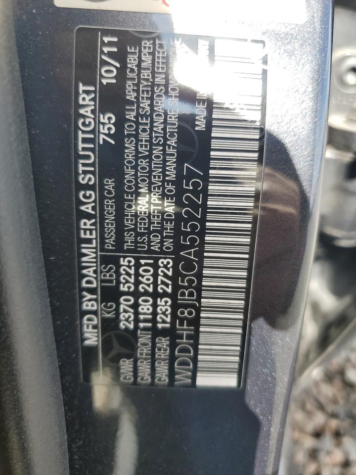 2012 Mercedes-benz E 350 4matic Gray vin: WDDHF8JB5CA552257