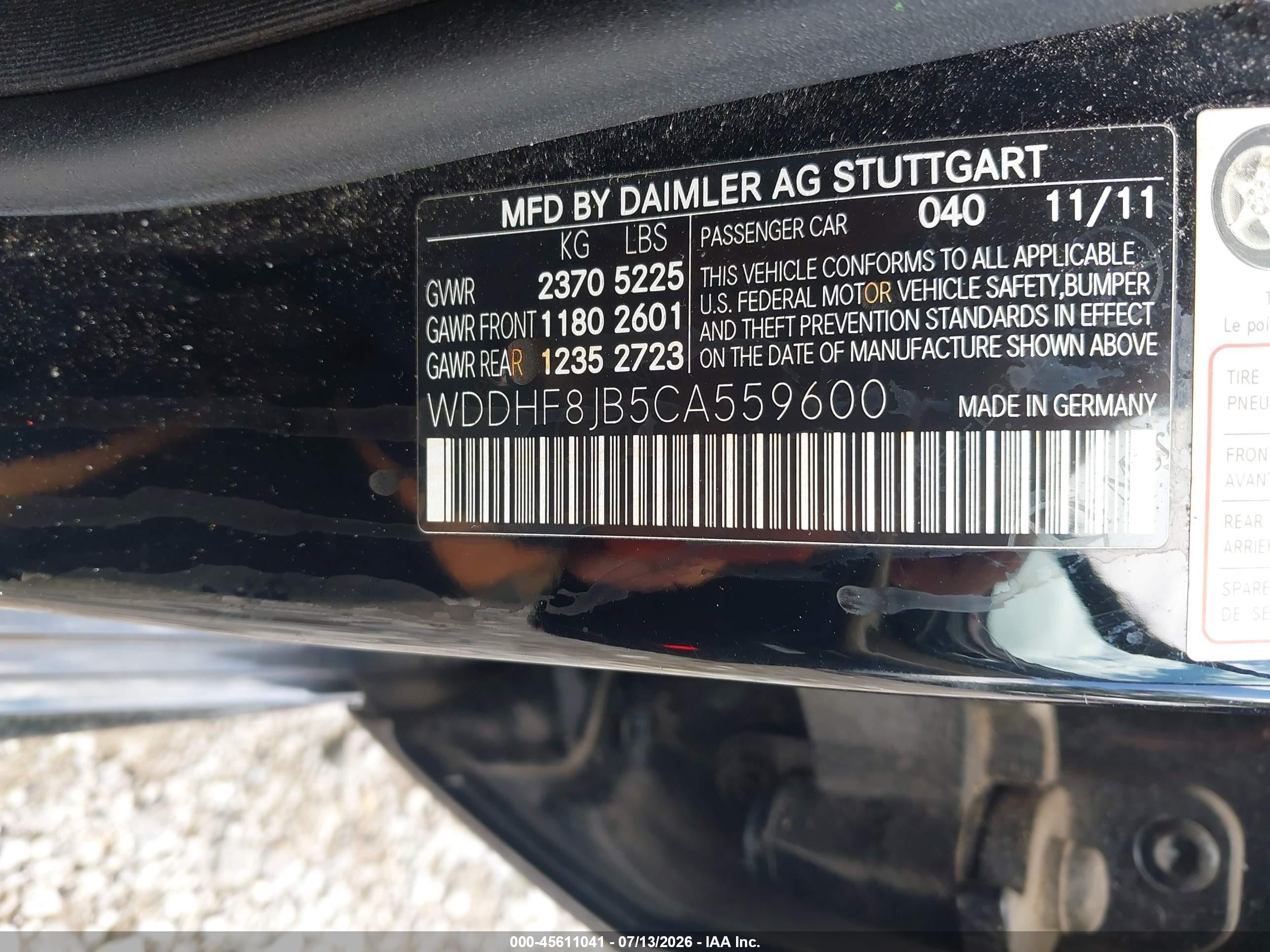 2012 Mercedes-benz E 350 4matic Черный vin: WDDHF8JB5CA559600