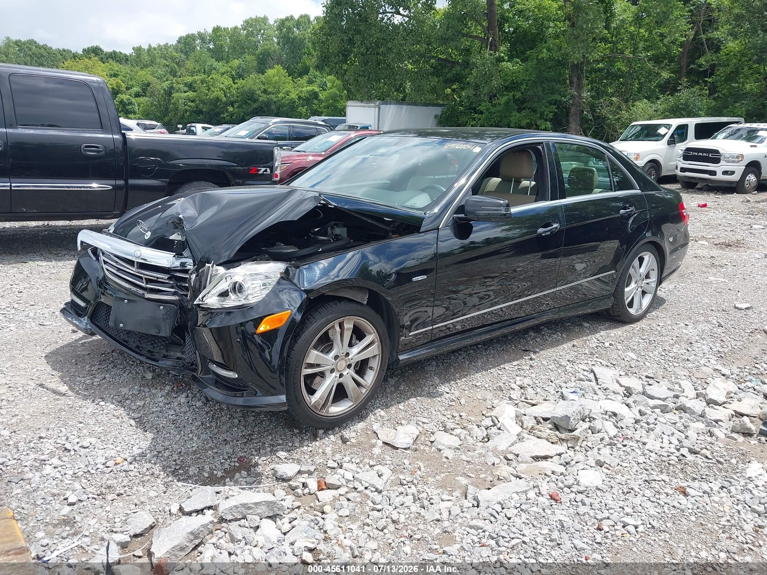 2012 Mercedes-benz E 350 4matic Черный vin: WDDHF8JB5CA559600