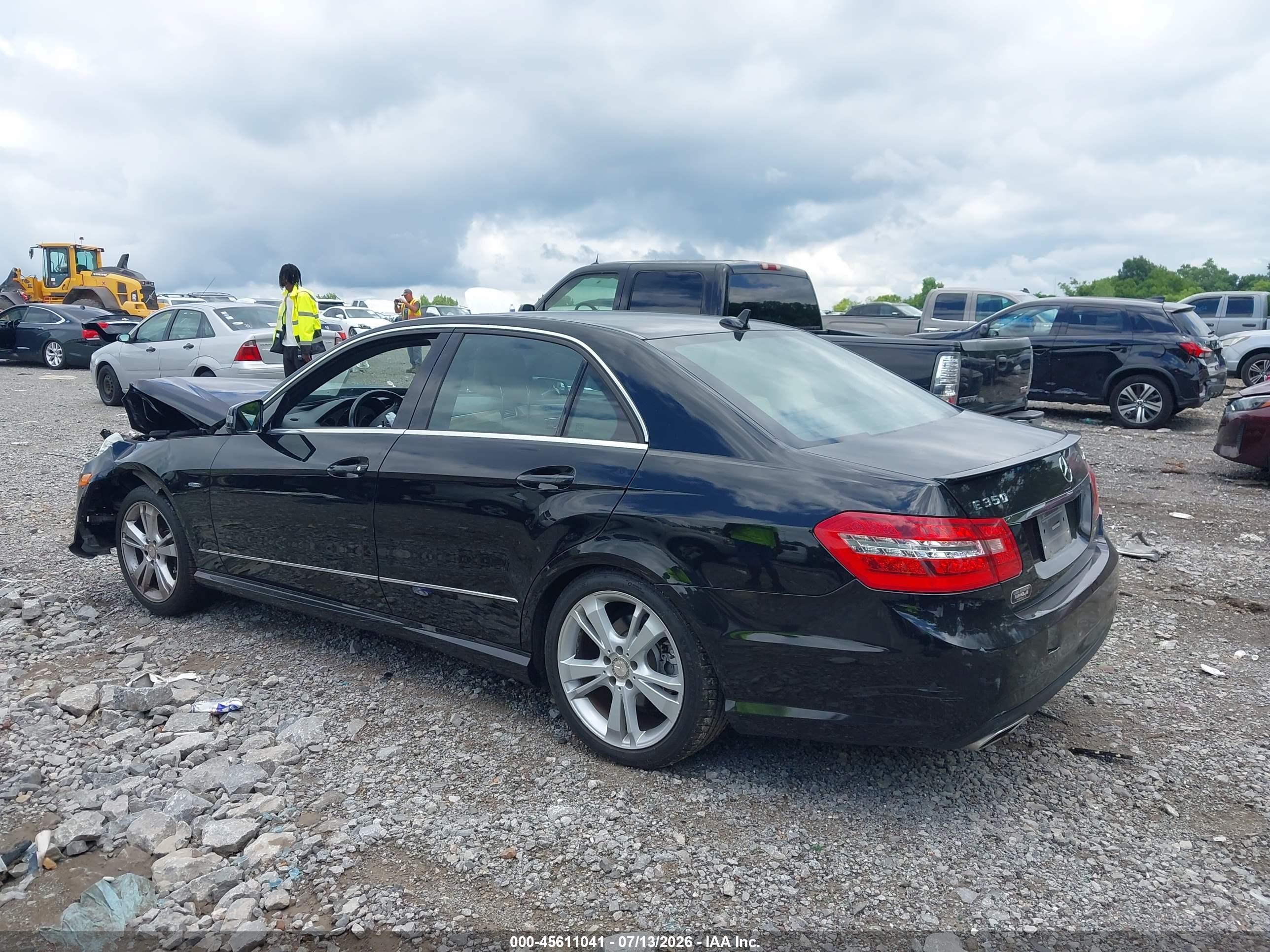 2012 Mercedes-benz E 350 4matic Черный vin: WDDHF8JB5CA559600